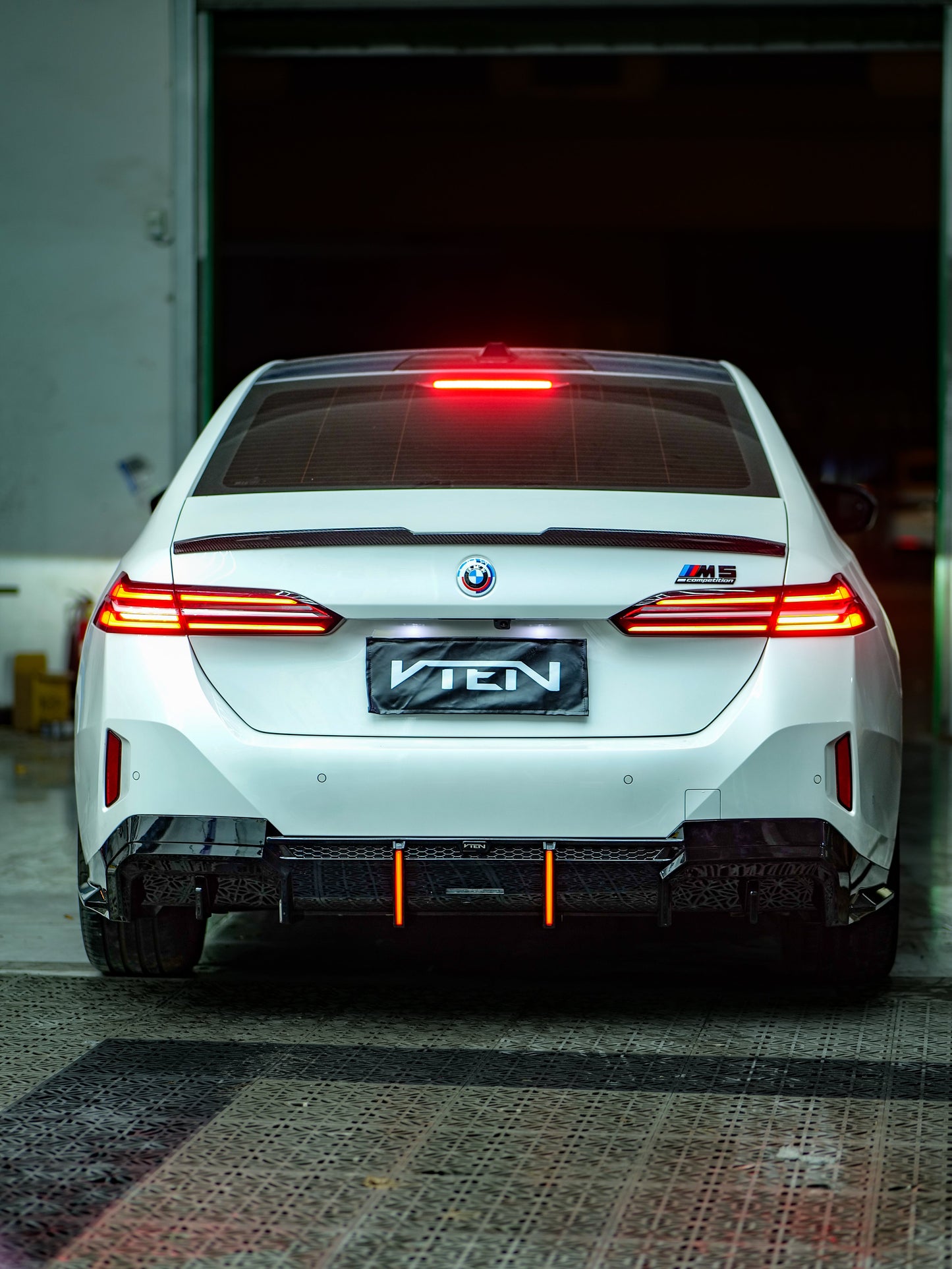 VTEN Rear Lip Spoiler for BMW 5 Series 530 540 & i5 e/x Drive40 M60 G60 2024-ON ABS