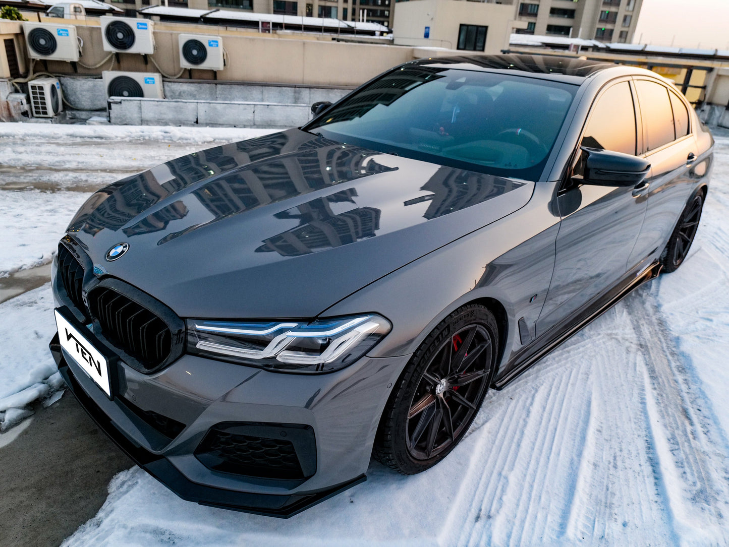 VTEN Side Skirts for BMW 5 Series M550i 540i G30 LCI 2021-2023 ABS