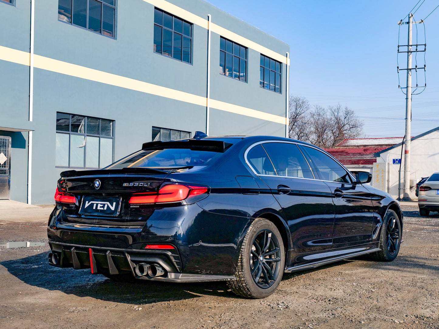 VTEN V1 Rear Canards for BMW M5/M5C F90 & 5 Series 540i M550i G30 G31 PP