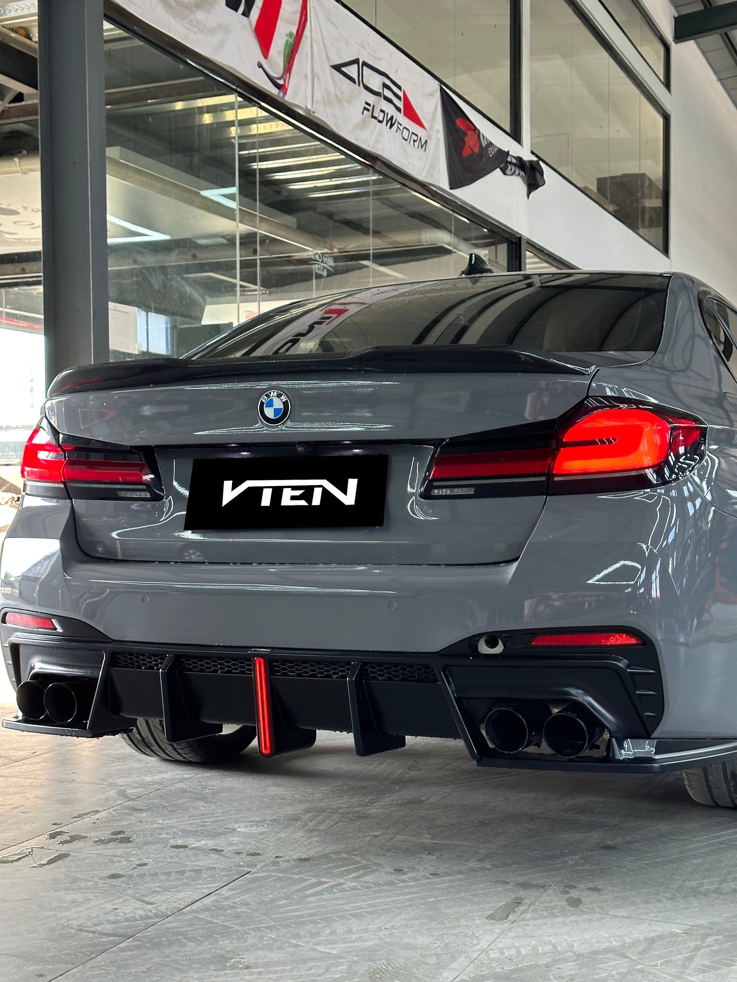 VTEN V1 Rear Canards for BMW M5/M5C F90 & 5 Series 540i M550i G30 G31 PP
