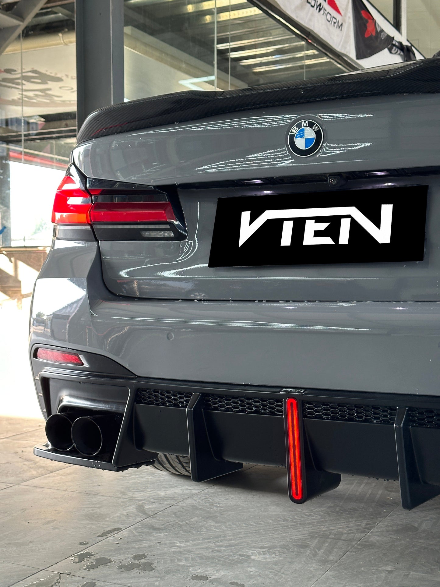 VTEN V1 Rear Canards for BMW M5/M5C F90 & 5 Series 540i M550i G30 G31 PP
