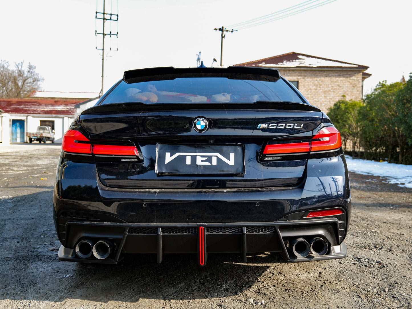 VTEN V1 Rear Canards for BMW M5/M5C F90 & 5 Series 540i M550i G30 G31 PP