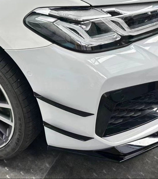 VTEN Front Canards for BMW 5 Series M550i 540i G30 G31 LCI 2021-2023 ABS