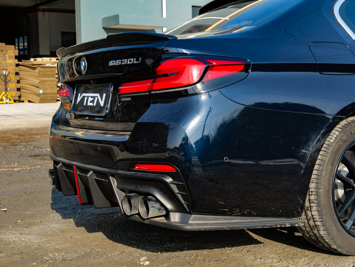 VTEN V1 Rear Canards for BMW M5/M5C F90 & 5 Series 540i M550i G30 G31 PP