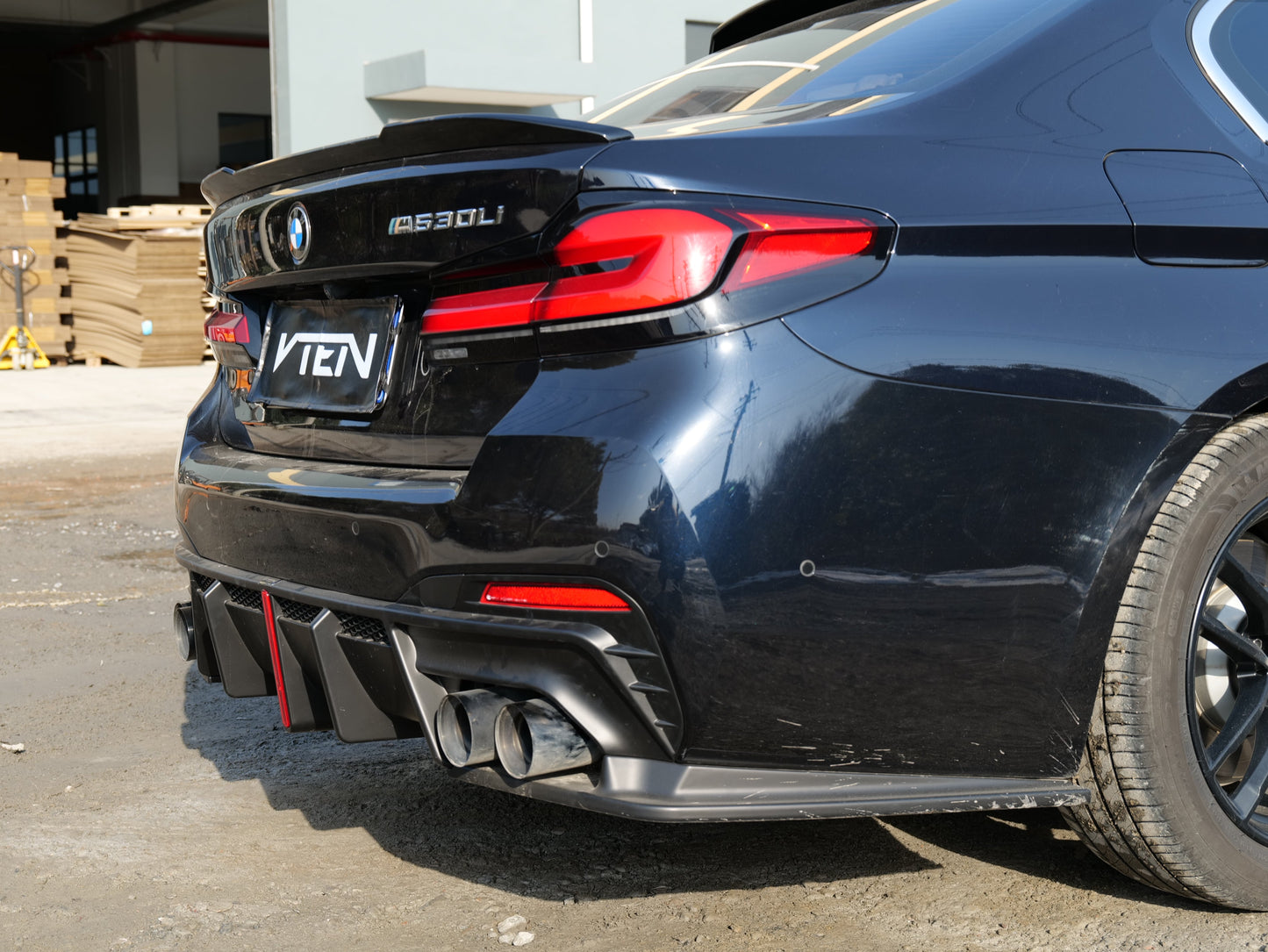 VTEN Rear Lip Spoiler for BMW M5/M5C F90 & 5 Series 540i M550i G30 G31 Sedan ABS