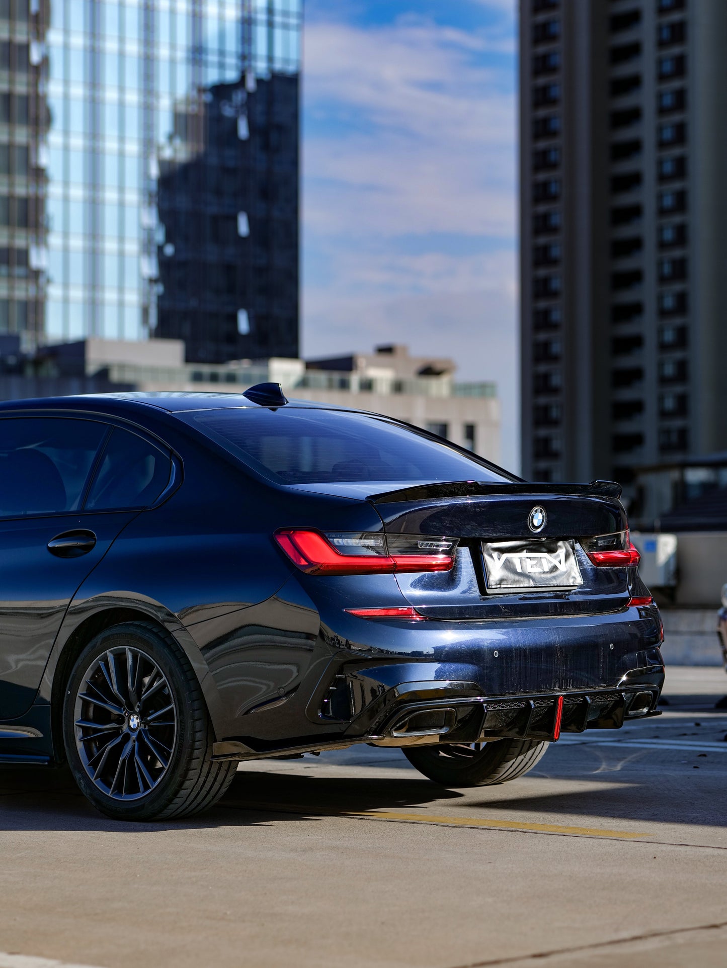 VTEN Rear Lip Spoiler for BMW M3 G80 2021-ON & 3 Series 330i M340i G20 2019-ON Sedan ABS