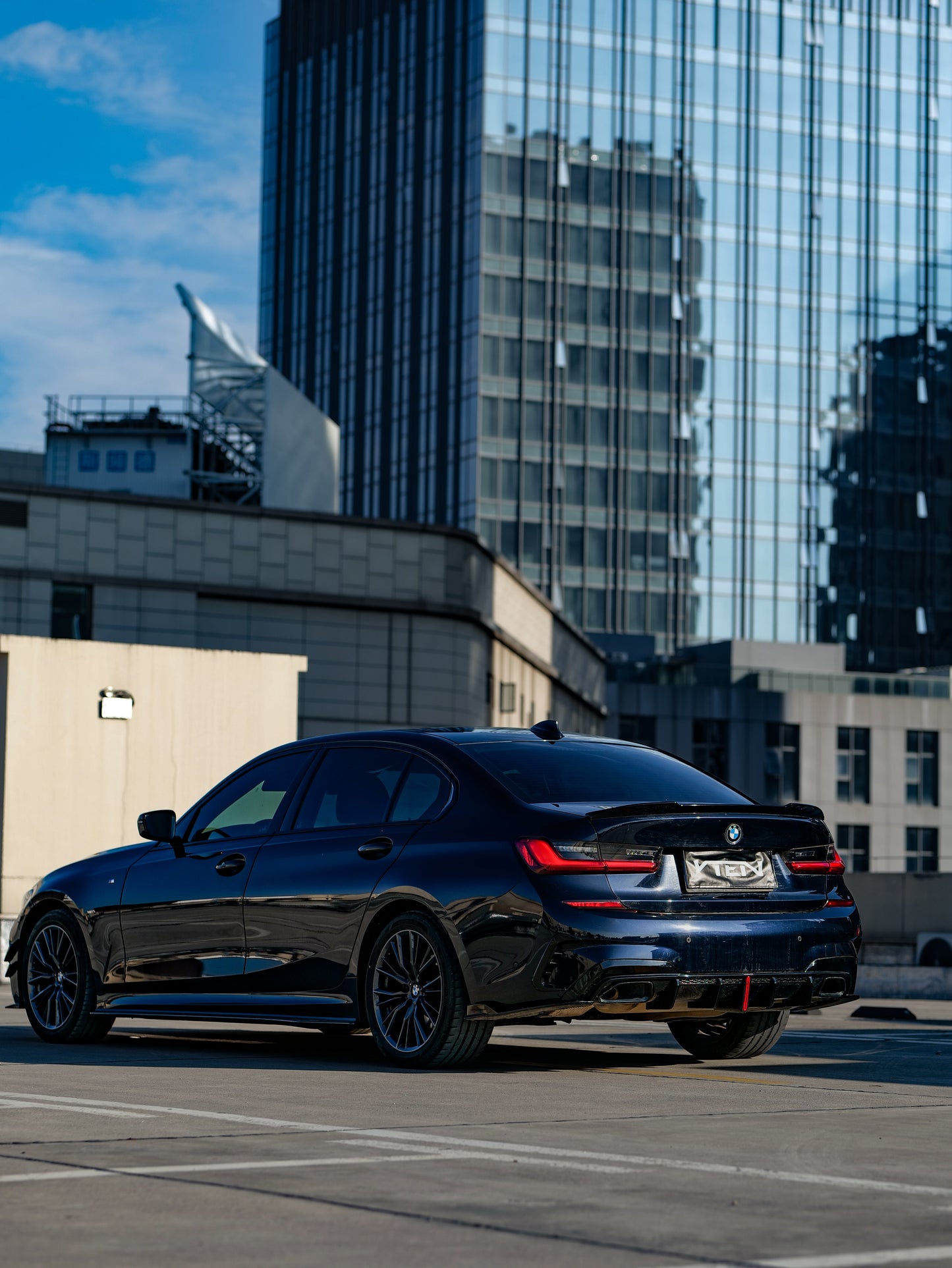 VTEN Rear Lip Spoiler for BMW M3 G80 2021-ON & 3 Series 330i M340i G20 2019-ON Sedan ABS
