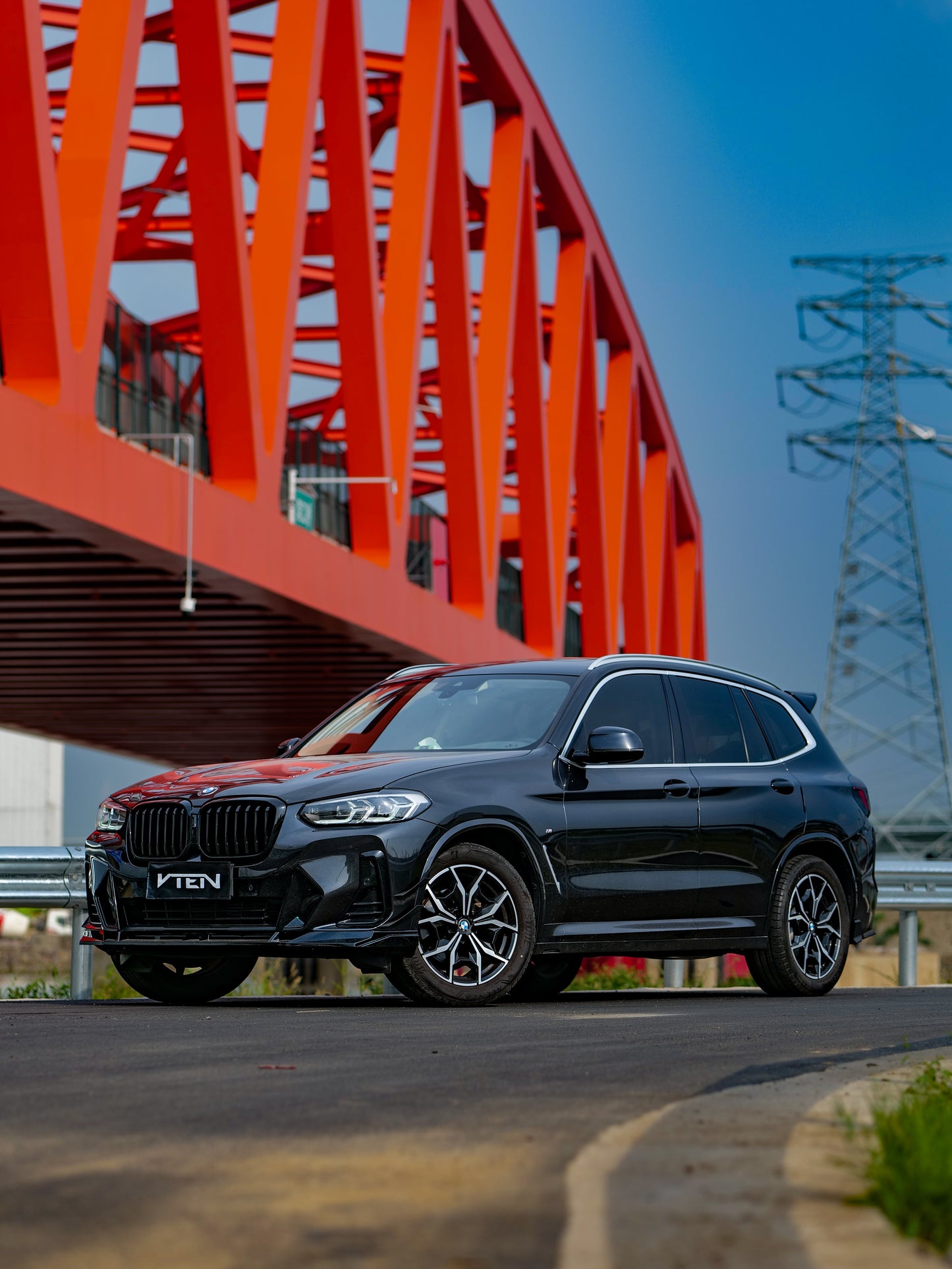 VTEN Front Lip for BMW X3 G01 & X4 M40 G02 & IX3 BEV G08 LCI 2022-ON PP