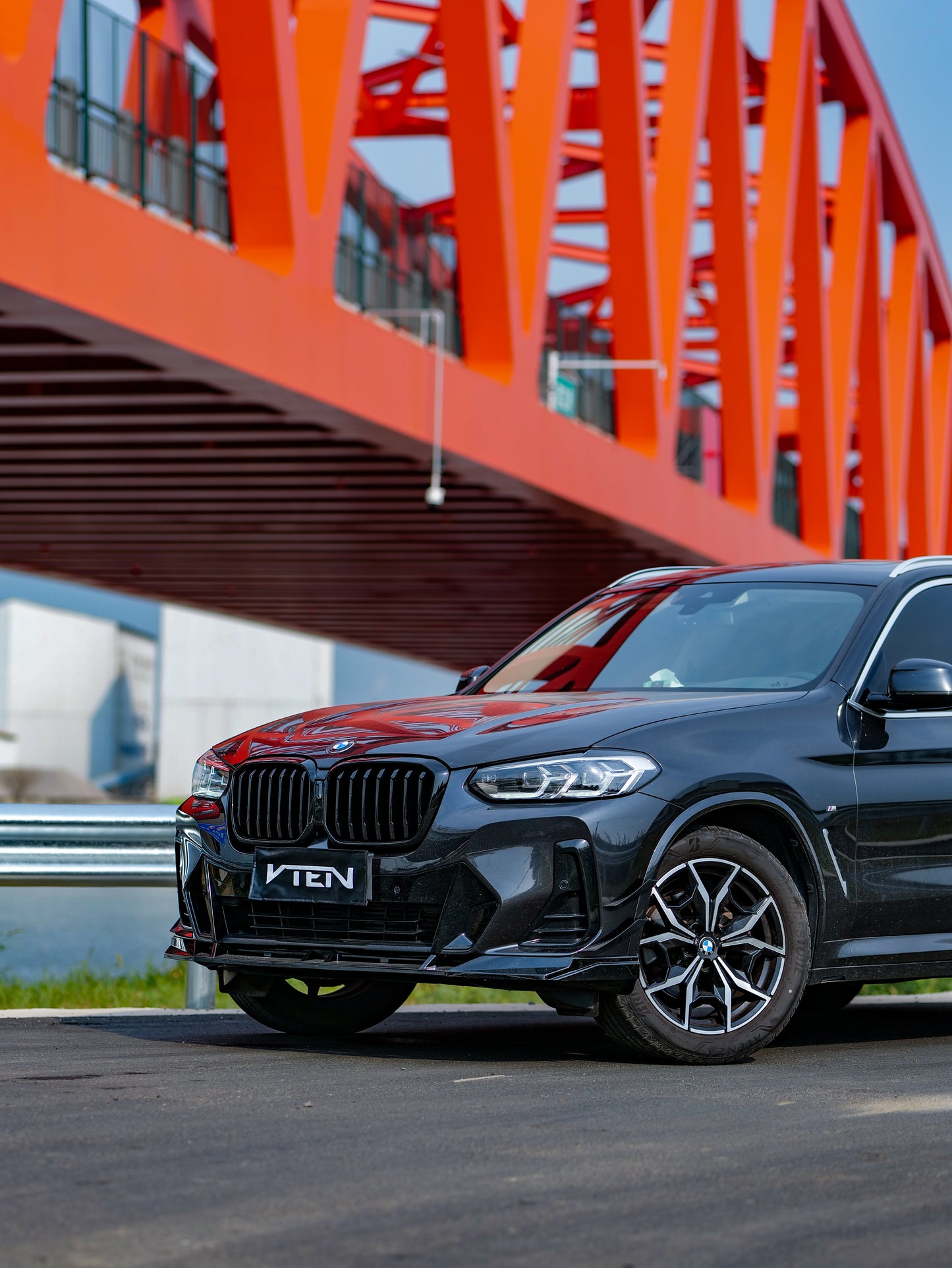VTEN Front Lip for BMW X3 G01 & X4 M40 G02 & IX3 BEV G08 LCI 2022-ON PP