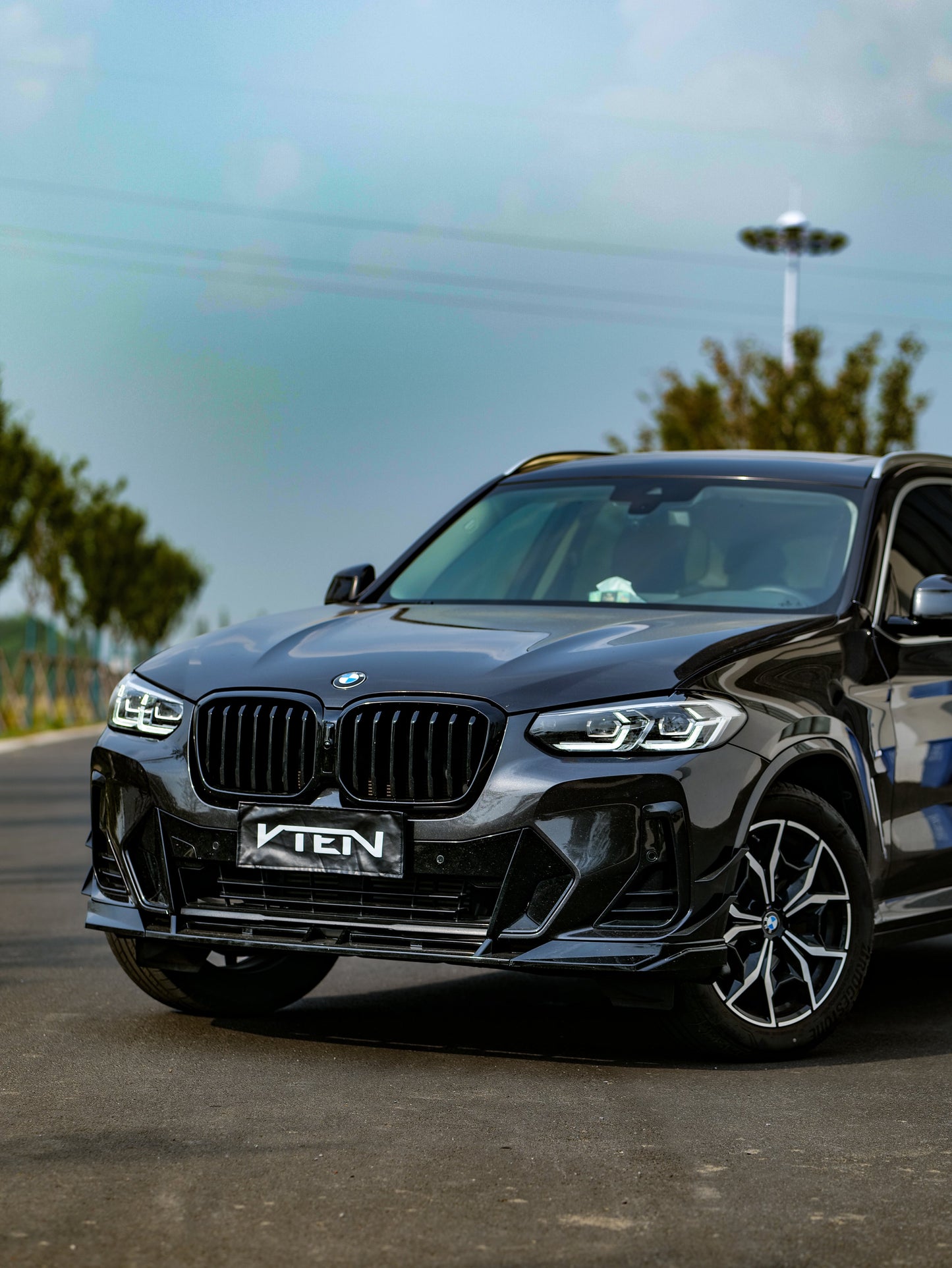 VTEN Front Lip for BMW X3 G01 & X4 M40 G02 & IX3 BEV G08 LCI 2022-ON PP
