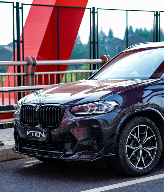 VTEN Front Lip for BMW X3 G01 & X4 M40 G02 & IX3 BEV G08 LCI 2022-ON PP