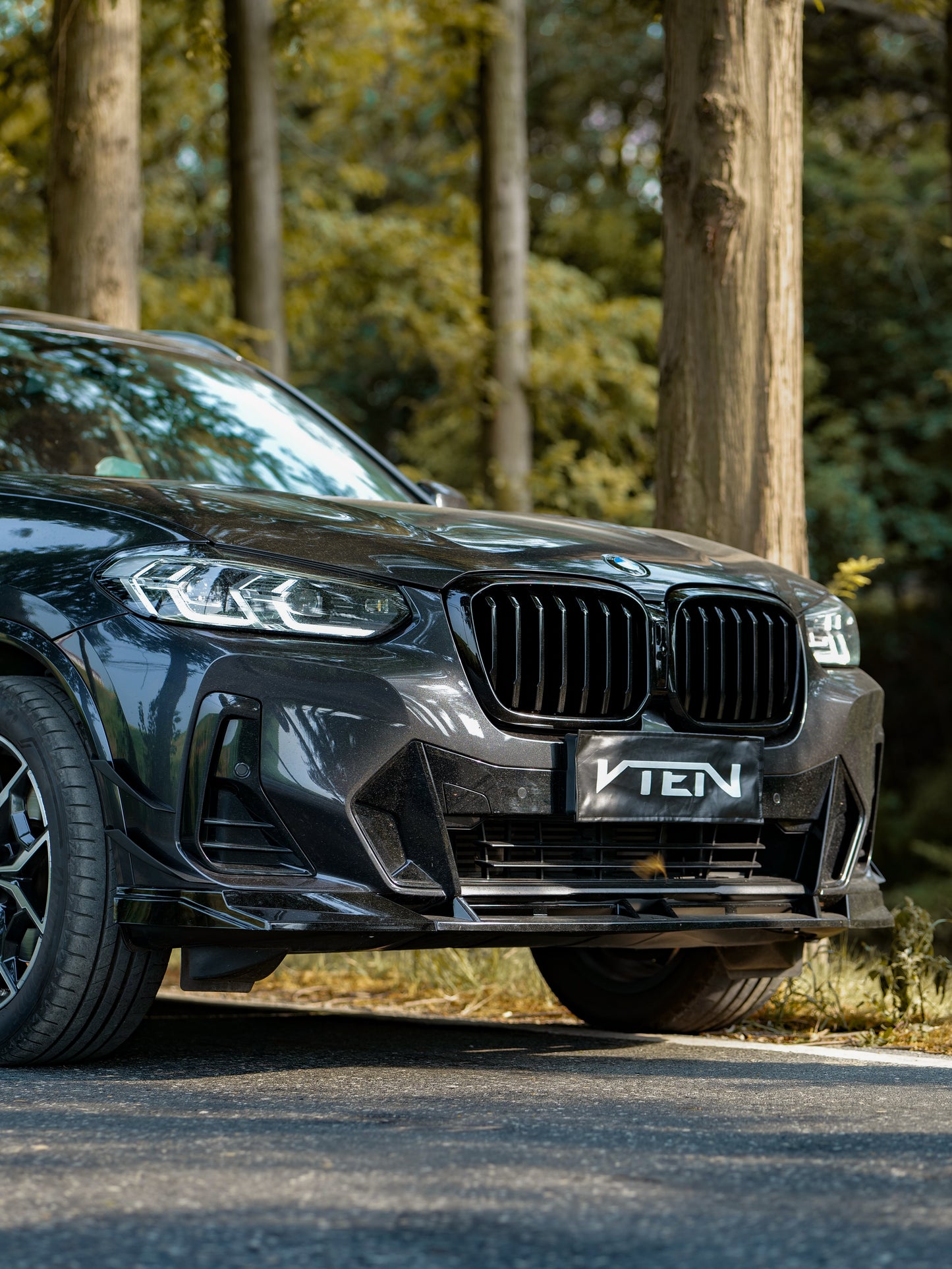 VTEN Front Lip for BMW X3 G01 & X4 M40 G02 & IX3 BEV G08 LCI 2022-ON PP