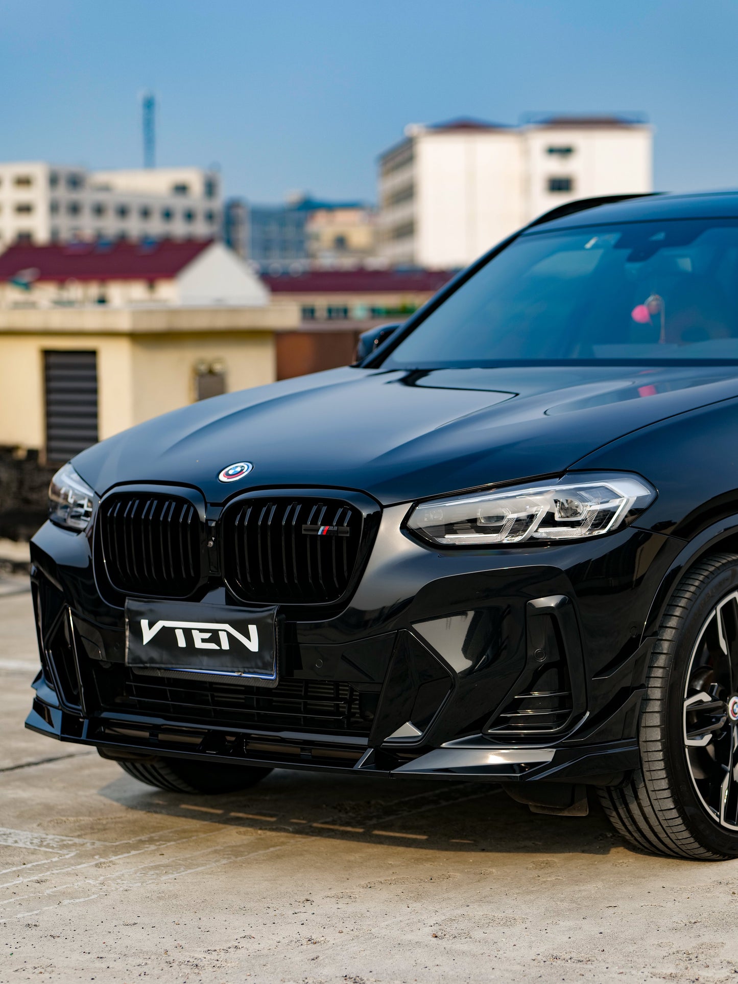 VTEN Front Canards for BMW X3 G01 & X4 M40 G02 & IX3 BEV G08 LCI 2022-ON ABS