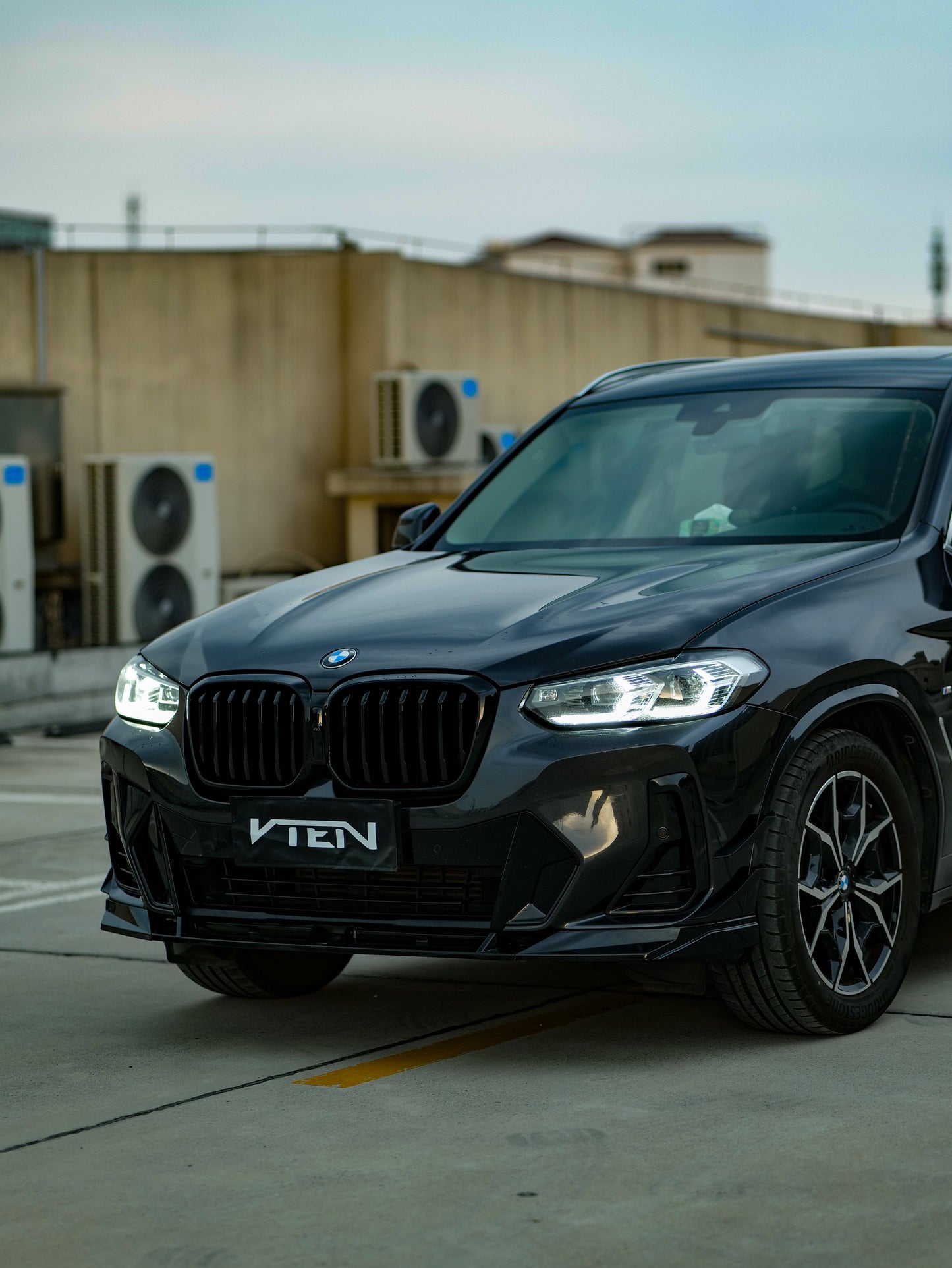 VTEN Front Lip for BMW X3 G01 & X4 M40 G02 & IX3 BEV G08 LCI 2022-ON PP