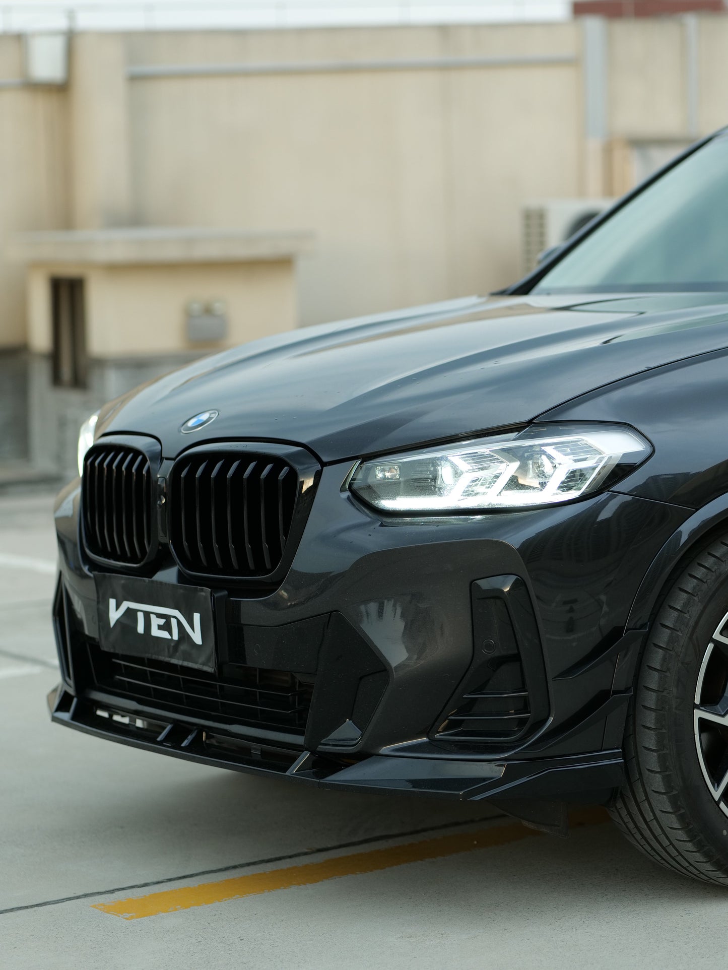 VTEN Front Lip for BMW X3 G01 & X4 M40 G02 & IX3 BEV G08 LCI 2022-ON PP