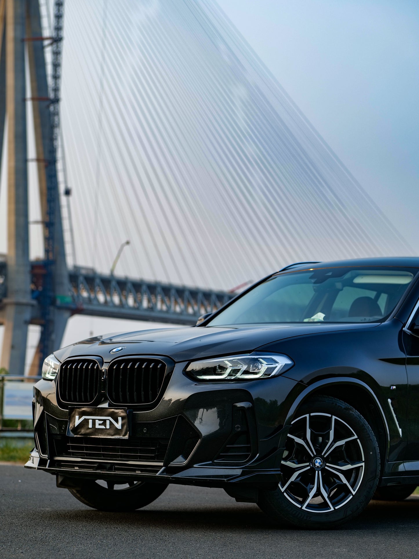 VTEN Front Lip for BMW X3 G01 & X4 M40 G02 & IX3 BEV G08 LCI 2022-ON PP