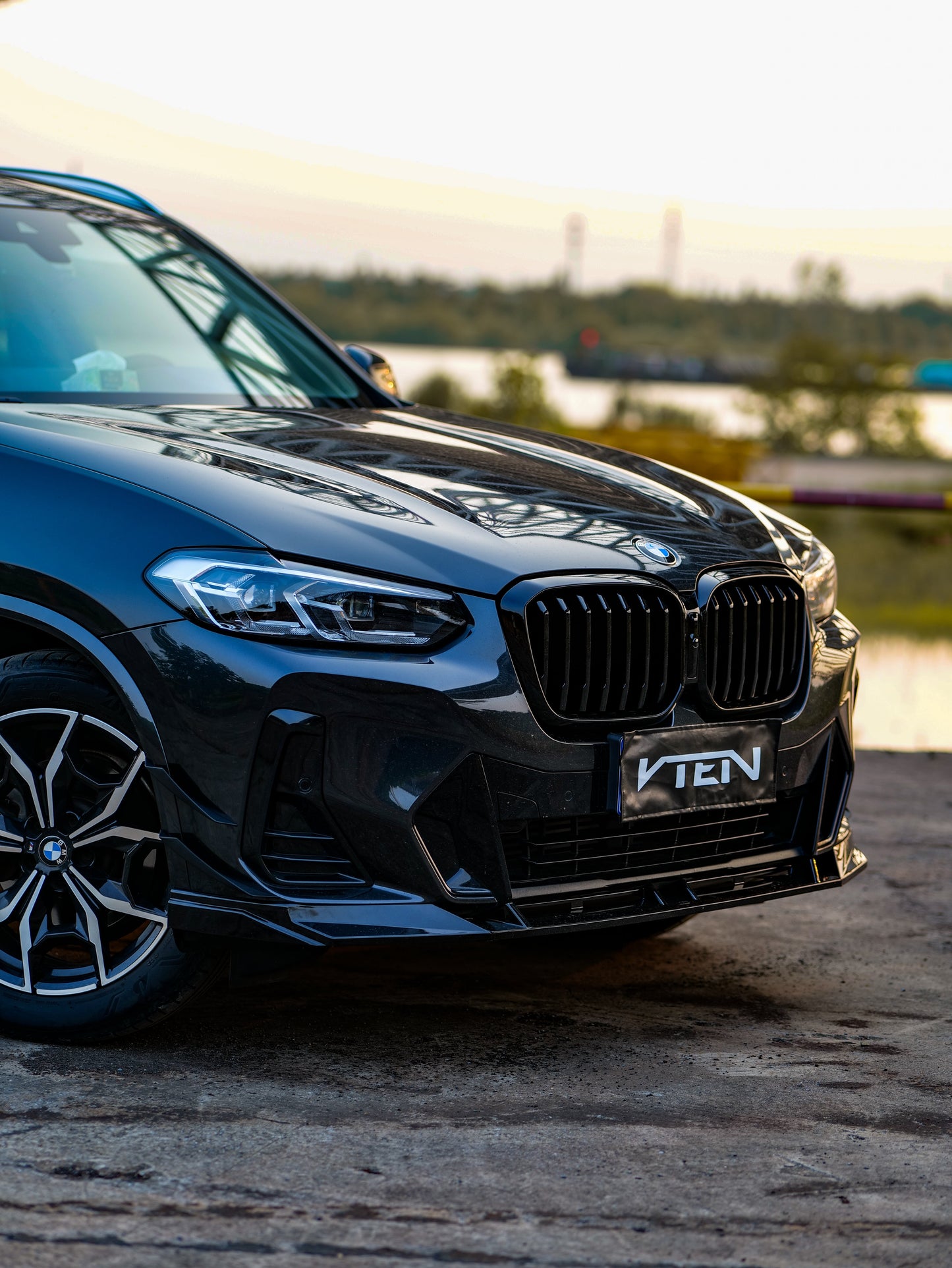 VTEN Front Lip for BMW X3 G01 & X4 M40 G02 & IX3 BEV G08 LCI 2022-ON PP