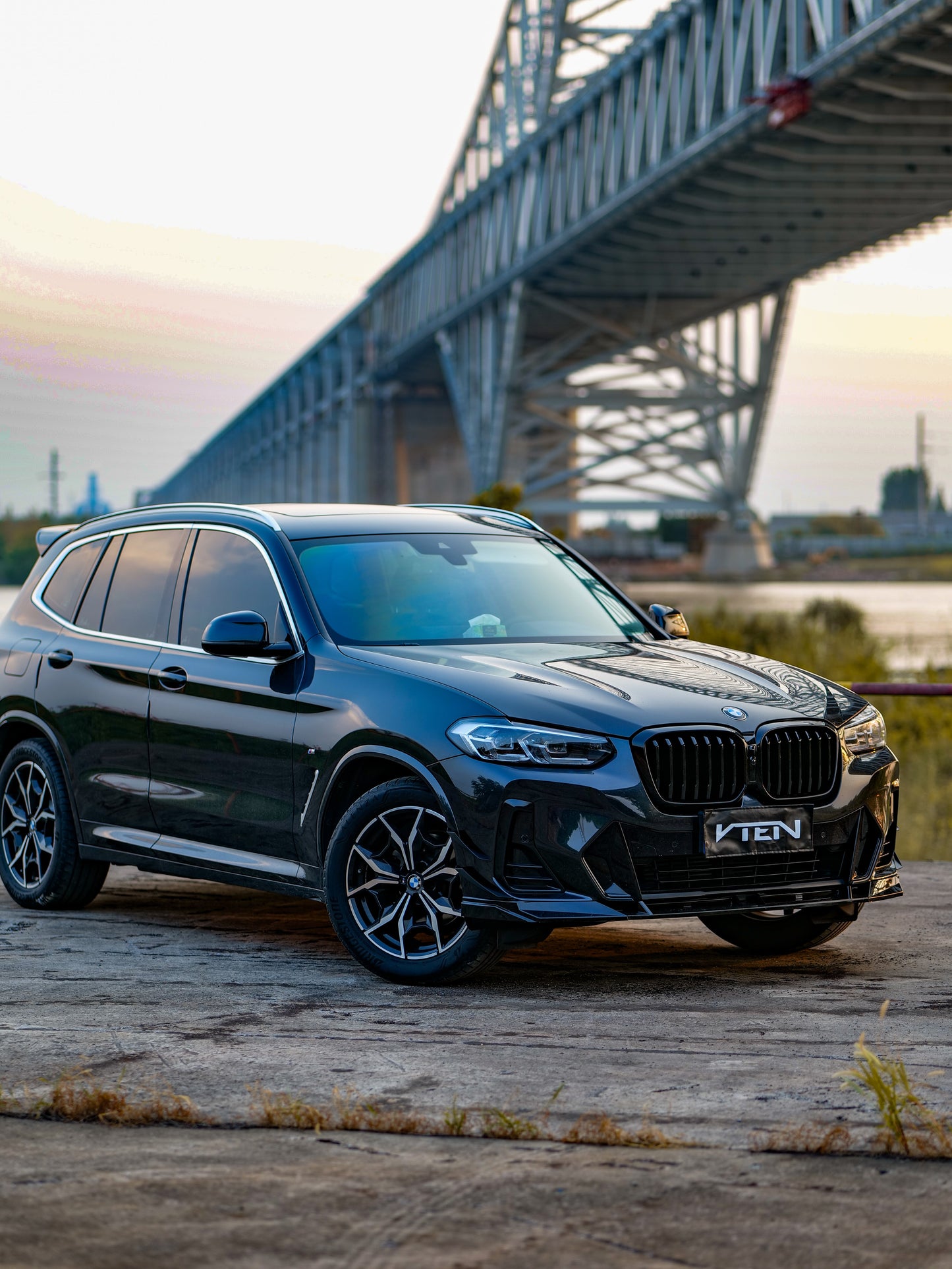 VTEN Front Lip for BMW X3 G01 & X4 M40 G02 & IX3 BEV G08 LCI 2022-ON PP