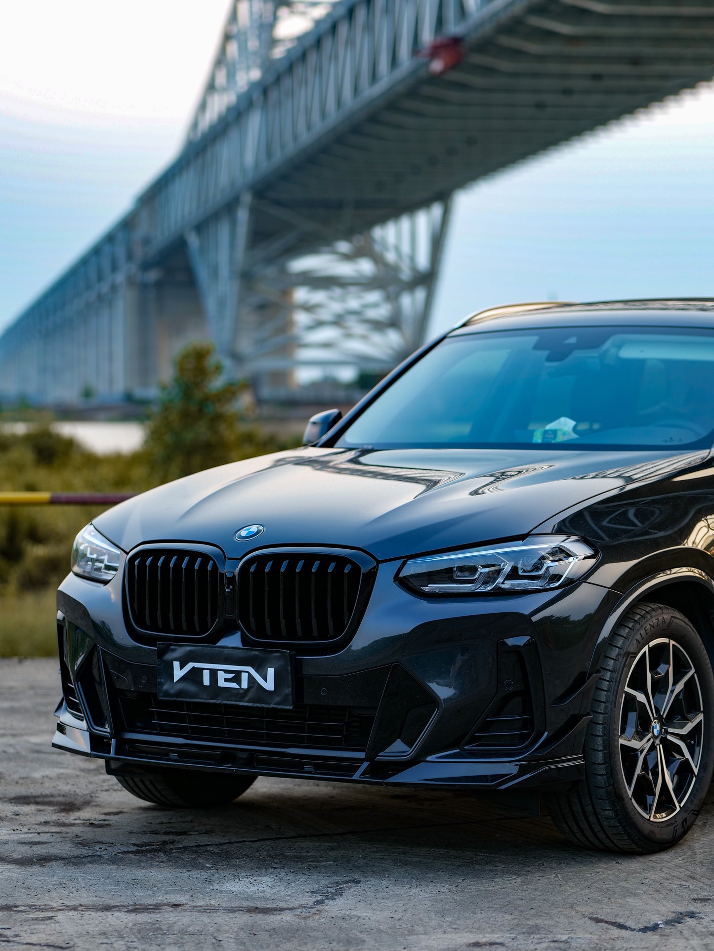 VTEN Front Canards for BMW X3 G01 & X4 M40 G02 & IX3 BEV G08 LCI 2022-ON ABS