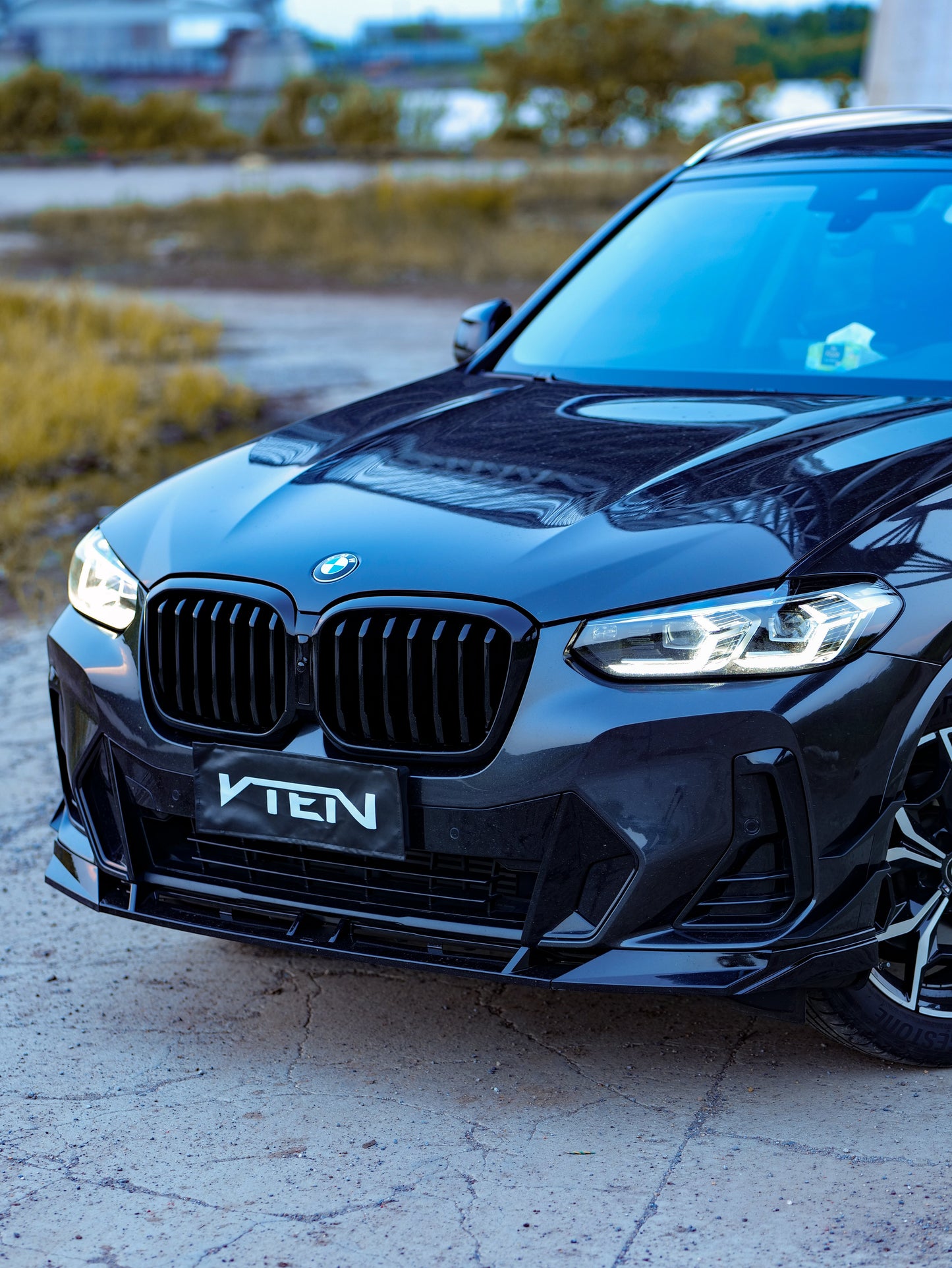 VTEN Front Lip for BMW X3 G01 & X4 M40 G02 & IX3 BEV G08 LCI 2022-ON PP
