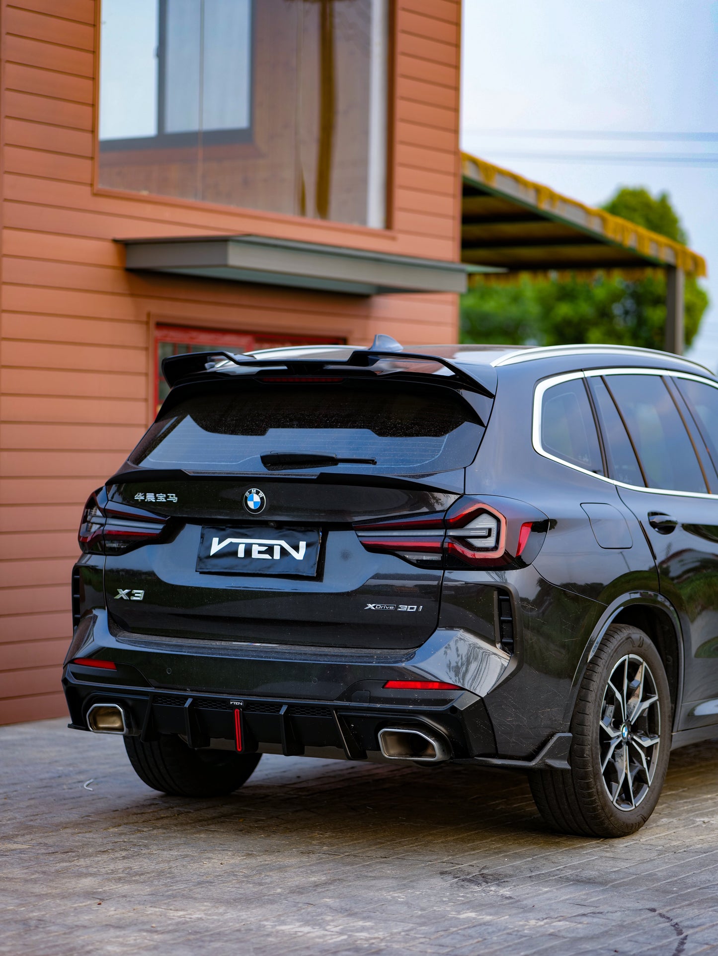 VTEN Rear Lip Spoiler for BMW X3 s/x Drive30 G01 & IX3 BEV G08 LCI 2022-ON ABS
