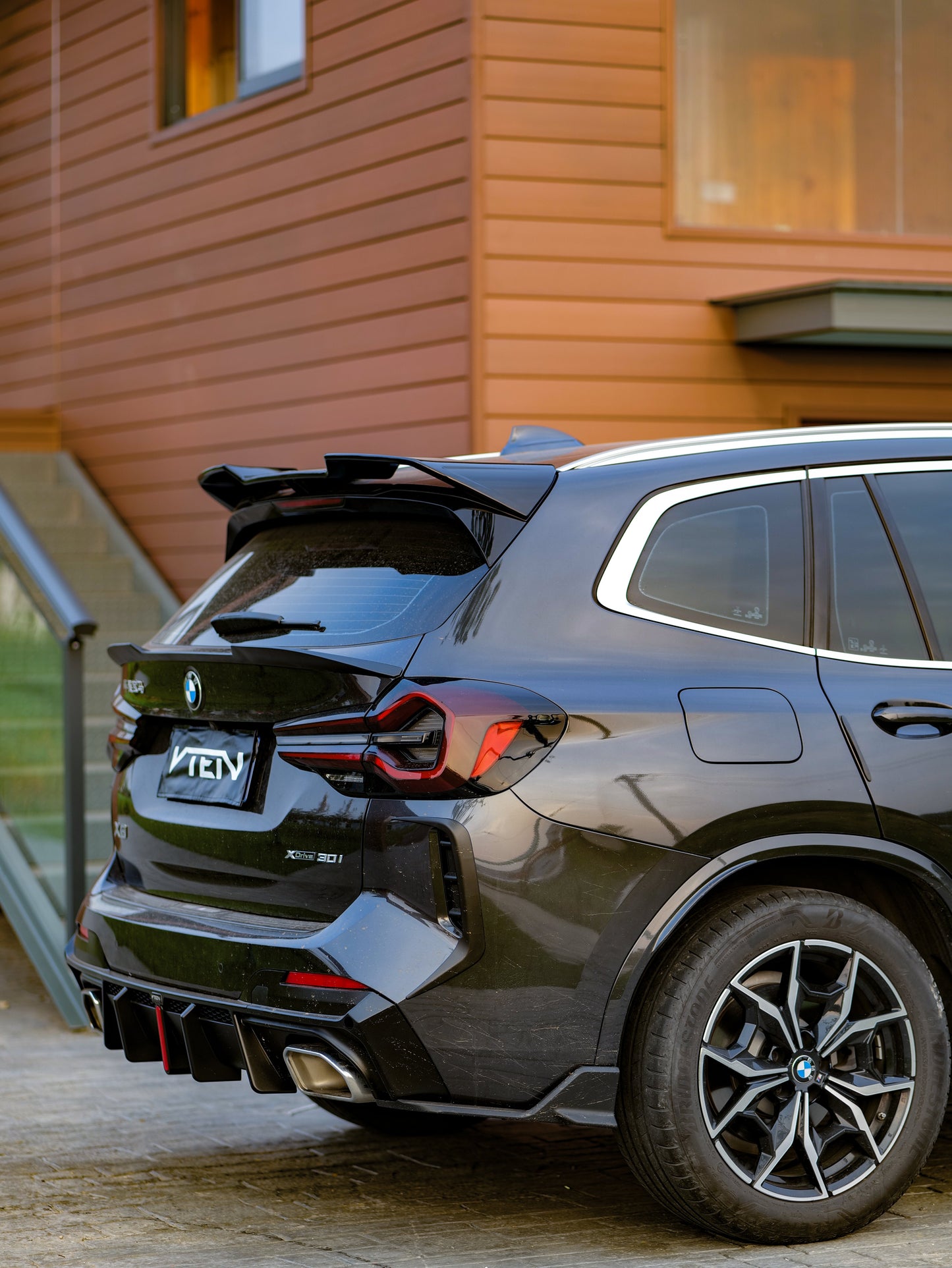 VTEN Rear Roof Spoiler for BMW X3 s/x Drive30 G01 & IX3 BEV G08 LCI 2022-ON ABS