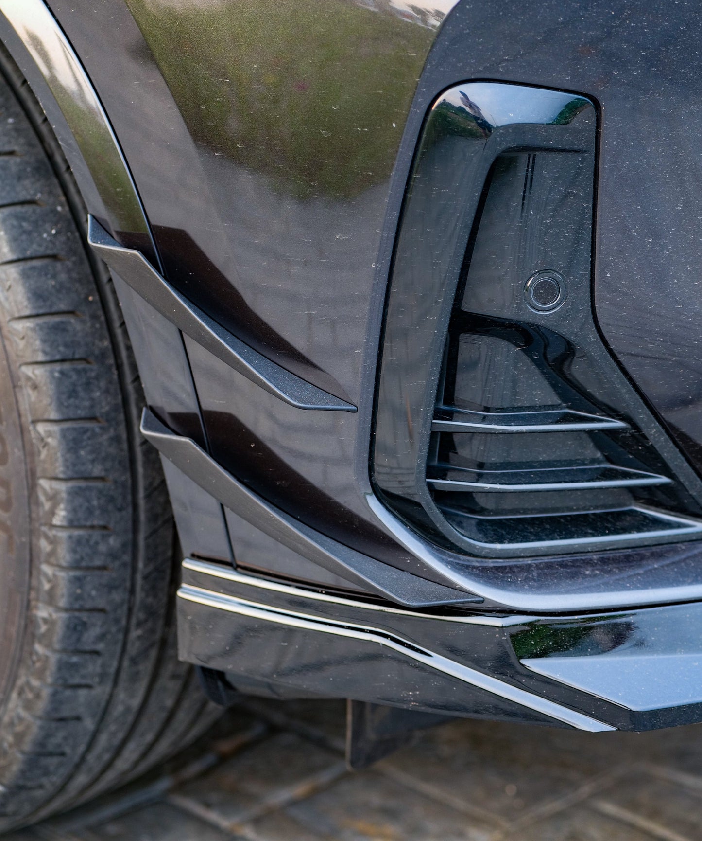 VTEN Front Canards for BMW X3 G01 & X4 M40 G02 & IX3 BEV G08 LCI 2022-ON ABS