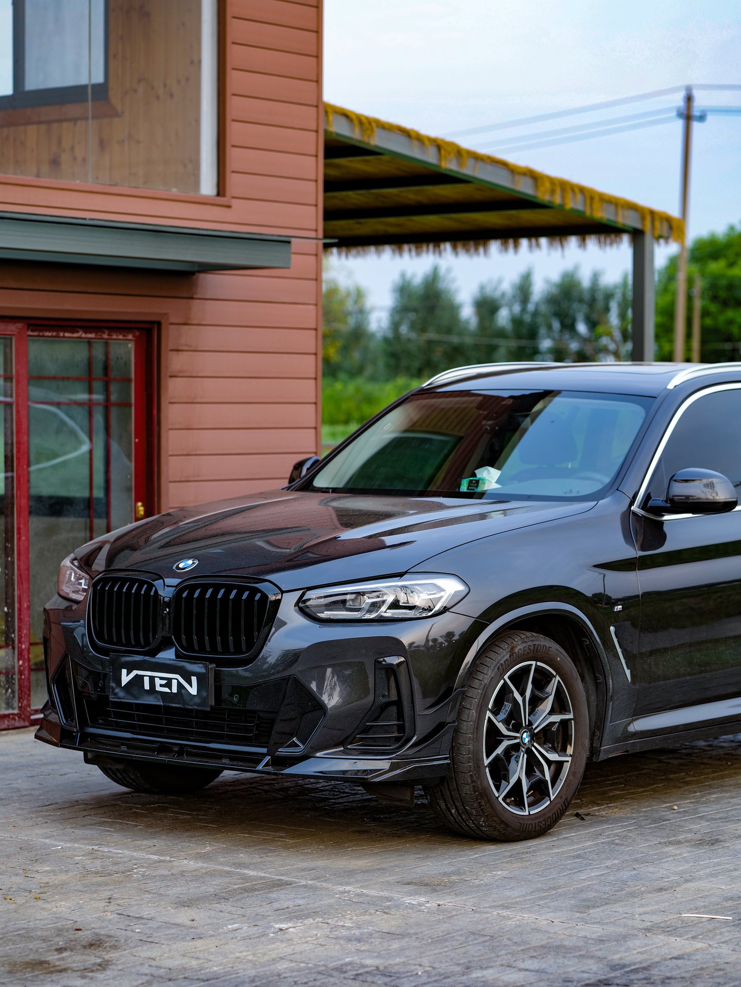 VTEN Front Lip for BMW X3 G01 & X4 M40 G02 & IX3 BEV G08 LCI 2022-ON PP