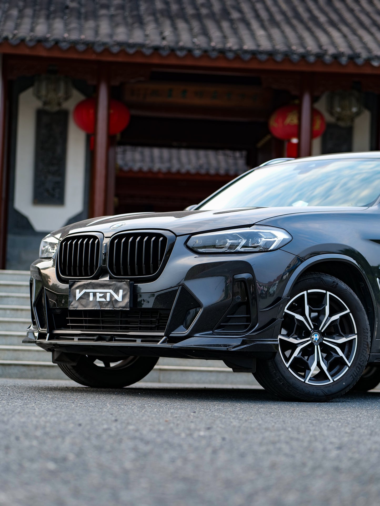 VTEN Front Lip for BMW X3 G01 & X4 M40 G02 & IX3 BEV G08 LCI 2022-ON PP