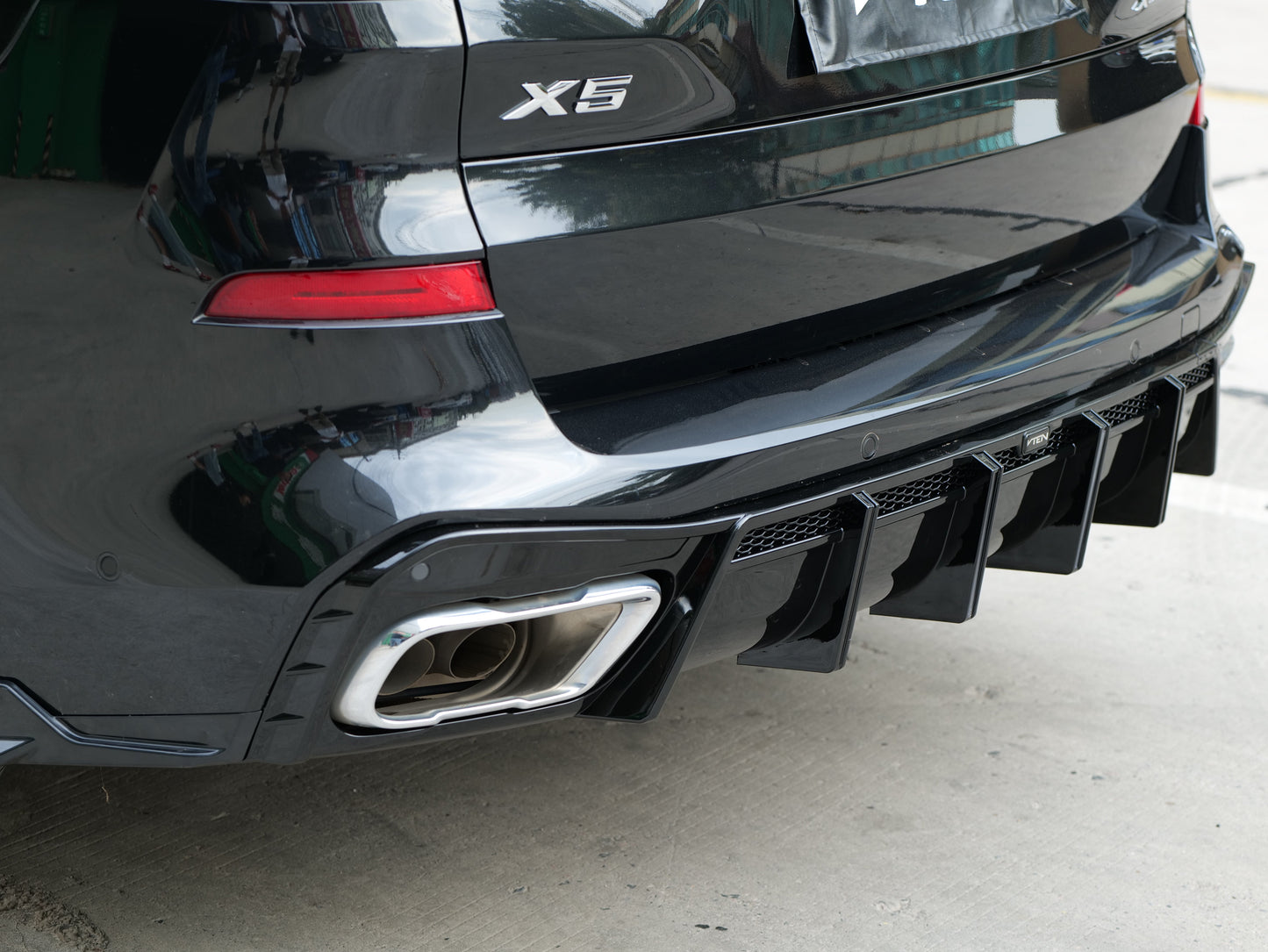 VTEN Rear Diffuser & Canards for BMW X5 G05 M50i X/S Drive40i 2019-ON PP