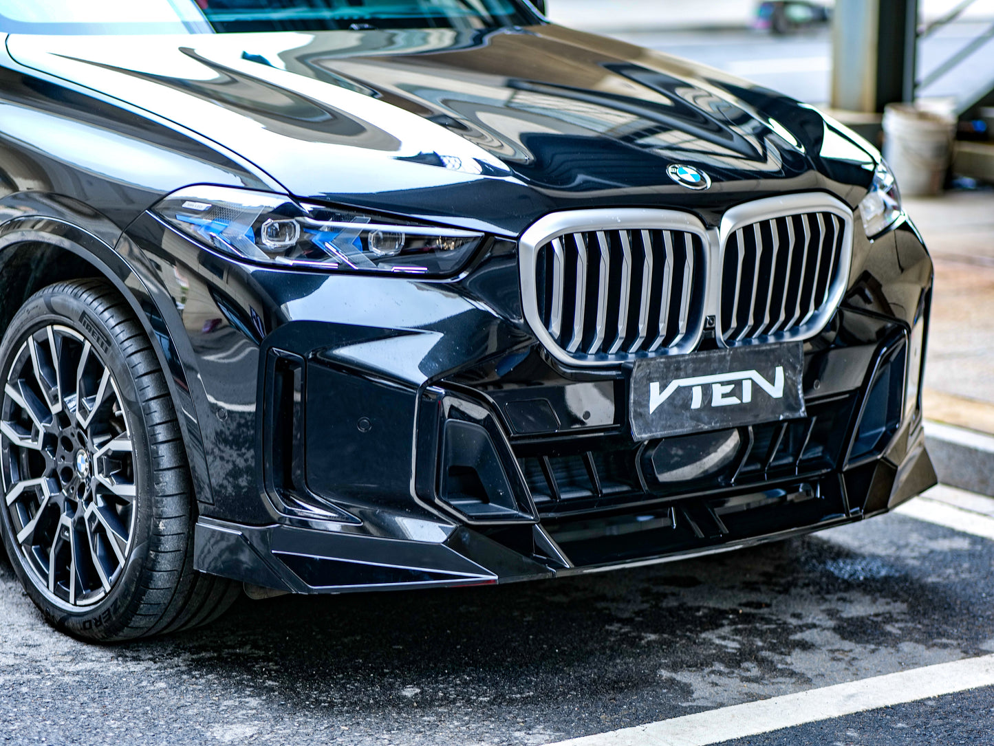VTEN Front Lip for BMW X5 s/x Drive40i & xDrive50e & M60i G05 LCI 2024-ON PP