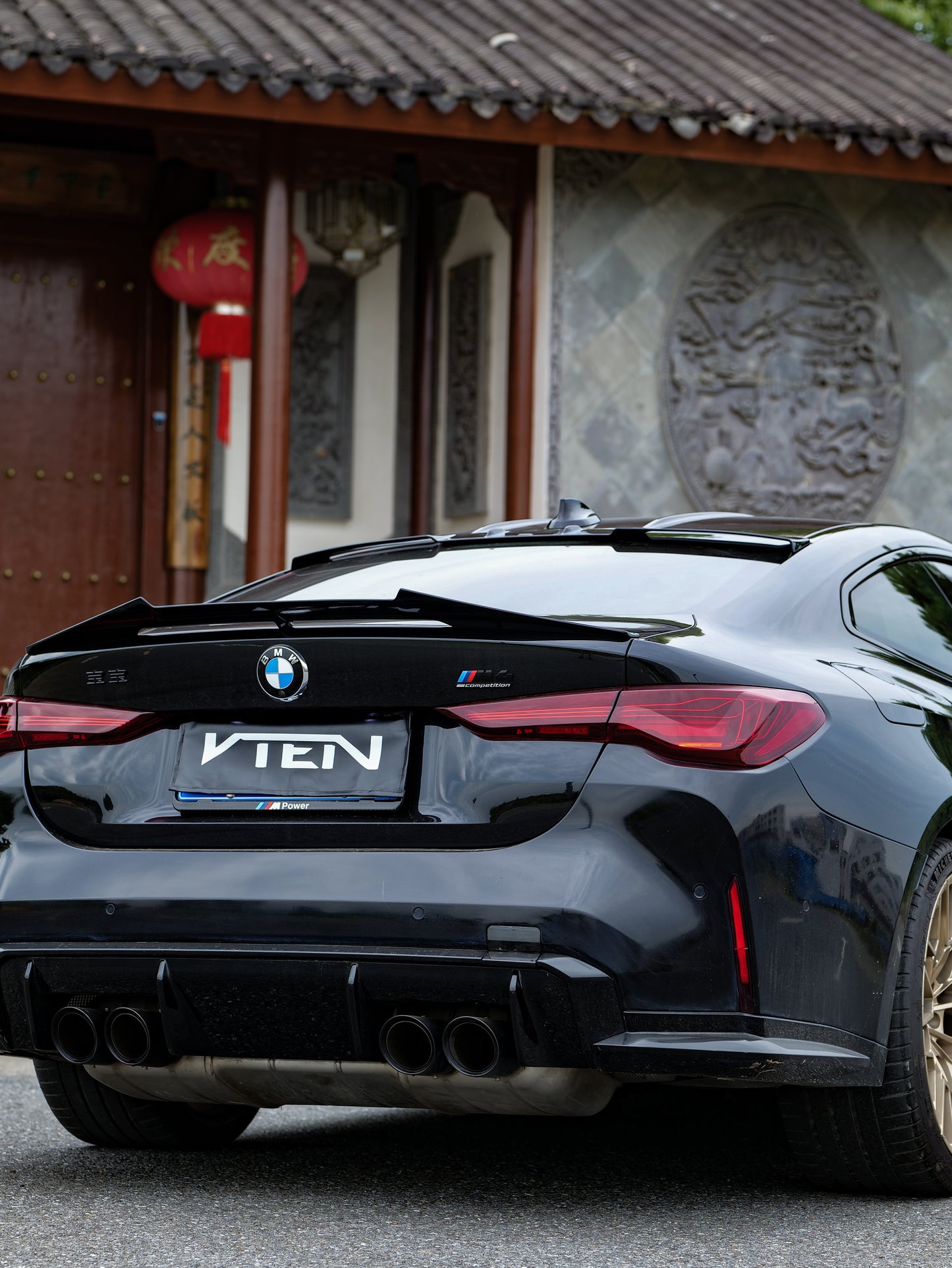 VTEN Rear Lip Spoiler for BMW 4 series 430i M440i G22 2020-ON & M4/M4C/M4CS G82 2021-ON ABS