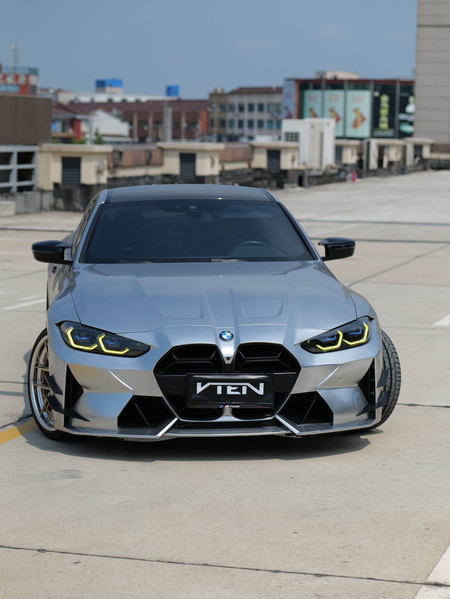 VTEN Front Bumper for BMW M3 G80 G81 & M4 G82 G83 2021-ON Pre-preg Carbon Fiber
