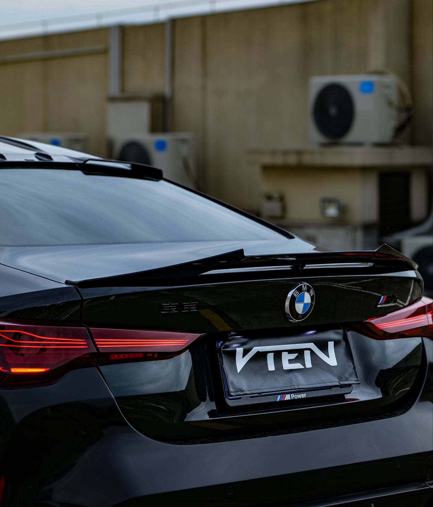 VTEN Rear Lip Spoiler for BMW 4 series 430i M440i G22 2020-ON & M4/M4C/M4CS G82 2021-ON ABS