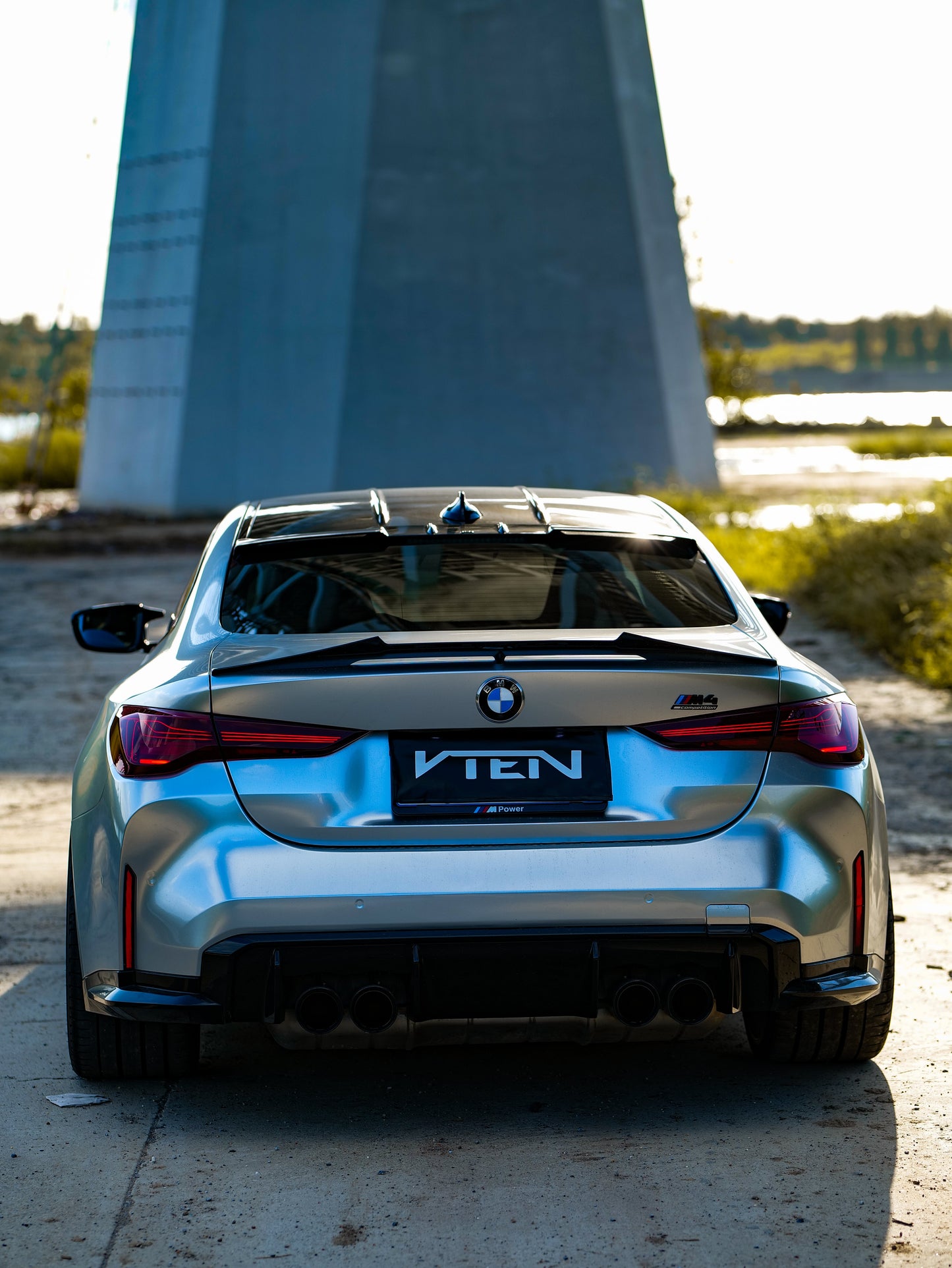 VTEN Rear Lip Spoiler for BMW 4 series 430i M440i G22 2020-ON & M4/M4C/M4CS G82 2021-ON ABS
