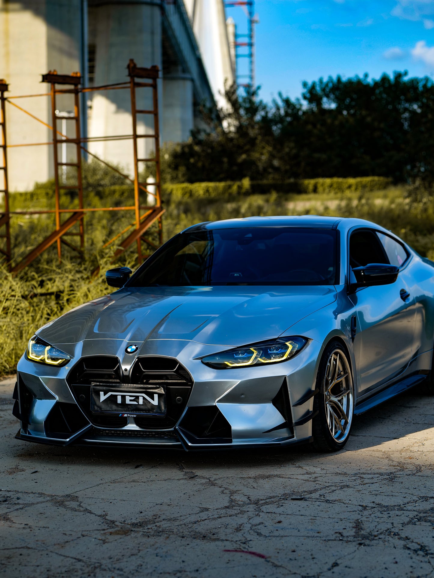 VTEN Front Lip for BMW M3 G80 G81 & M4 G82 G83 2021-ON Pre-preg Carbon Fiber