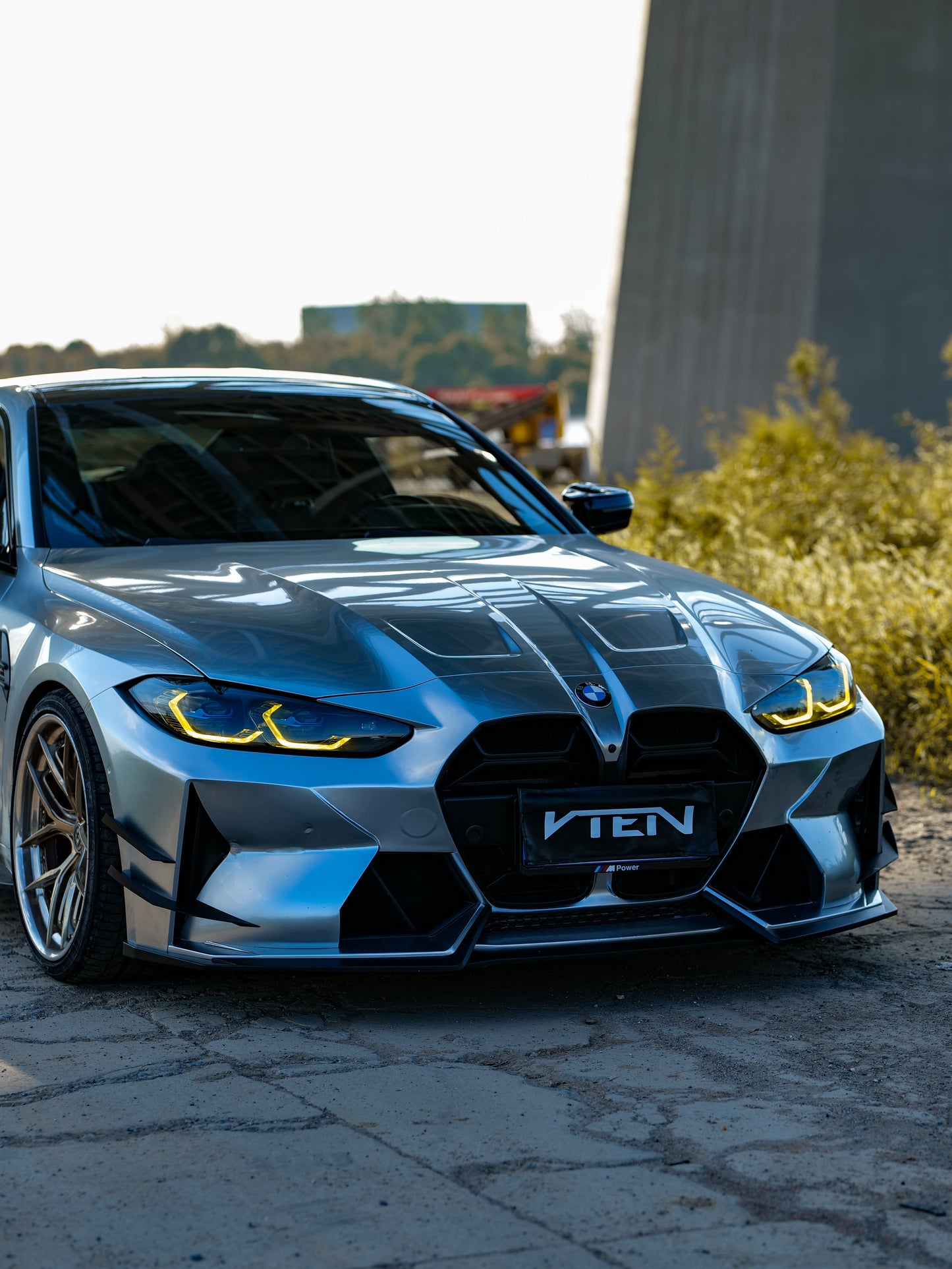 VTEN Front Lip for BMW M3 G80 G81 & M4 G82 G83 2021-ON Pre-preg Carbon Fiber