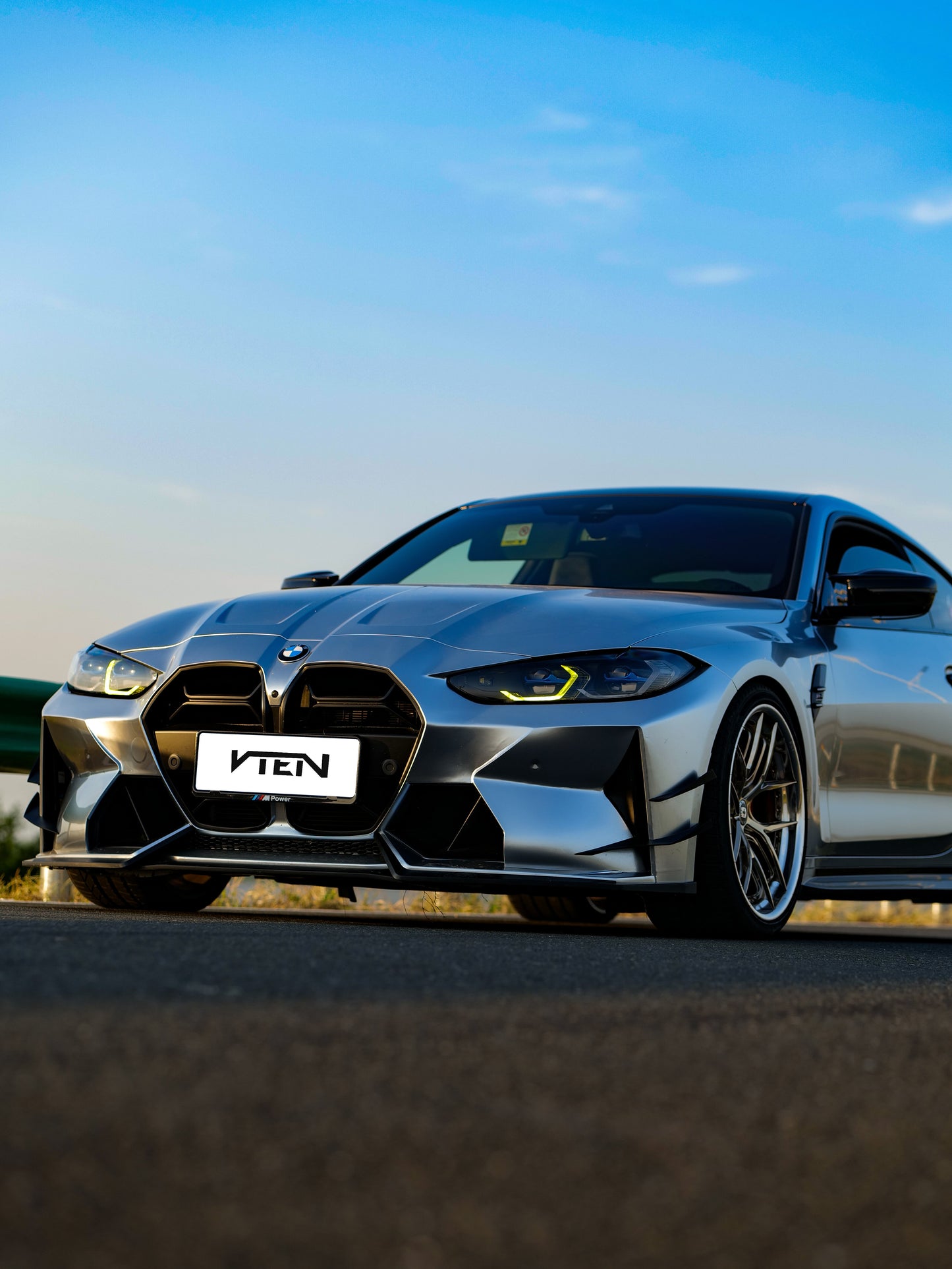 VTEN Front Bumper for BMW M3 G80 G81 & M4 G82 G83 2021-ON Pre-preg Carbon Fiber