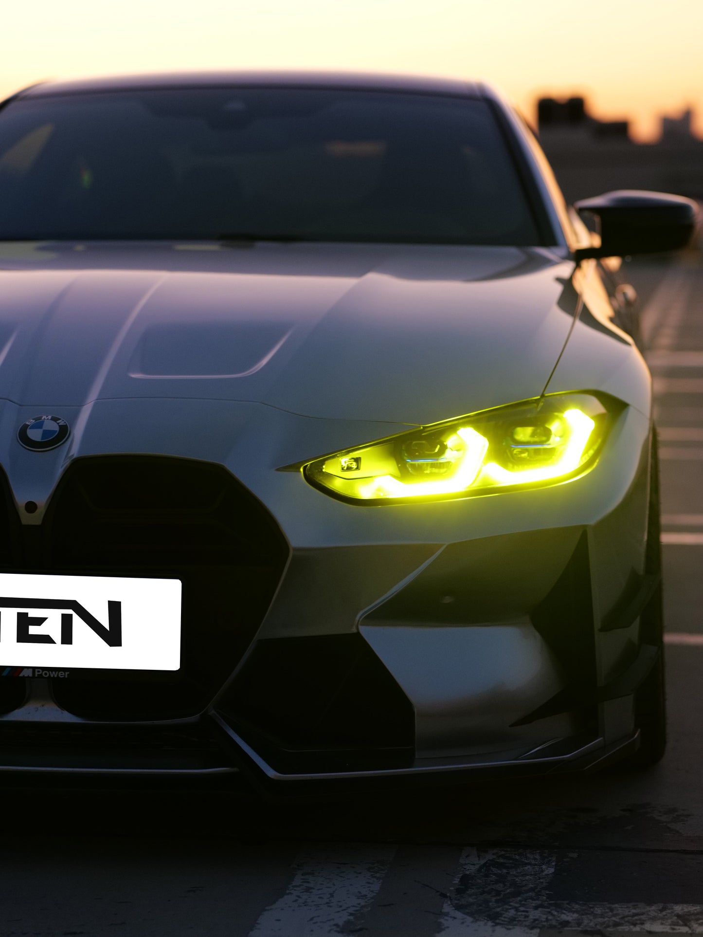 VTEN Front Canards for BMW M3 G80 G81 & M4 G82 G83 2021-ON Pre-preg Carbon Fiber
