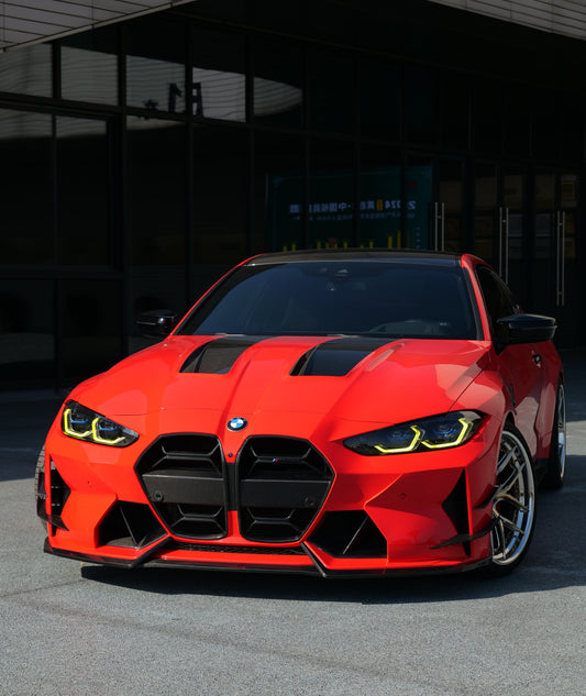 VTEN Front Bumper for BMW M3 G80 G81 & M4 G82 G83 2021-ON Pre-preg Carbon Fiber