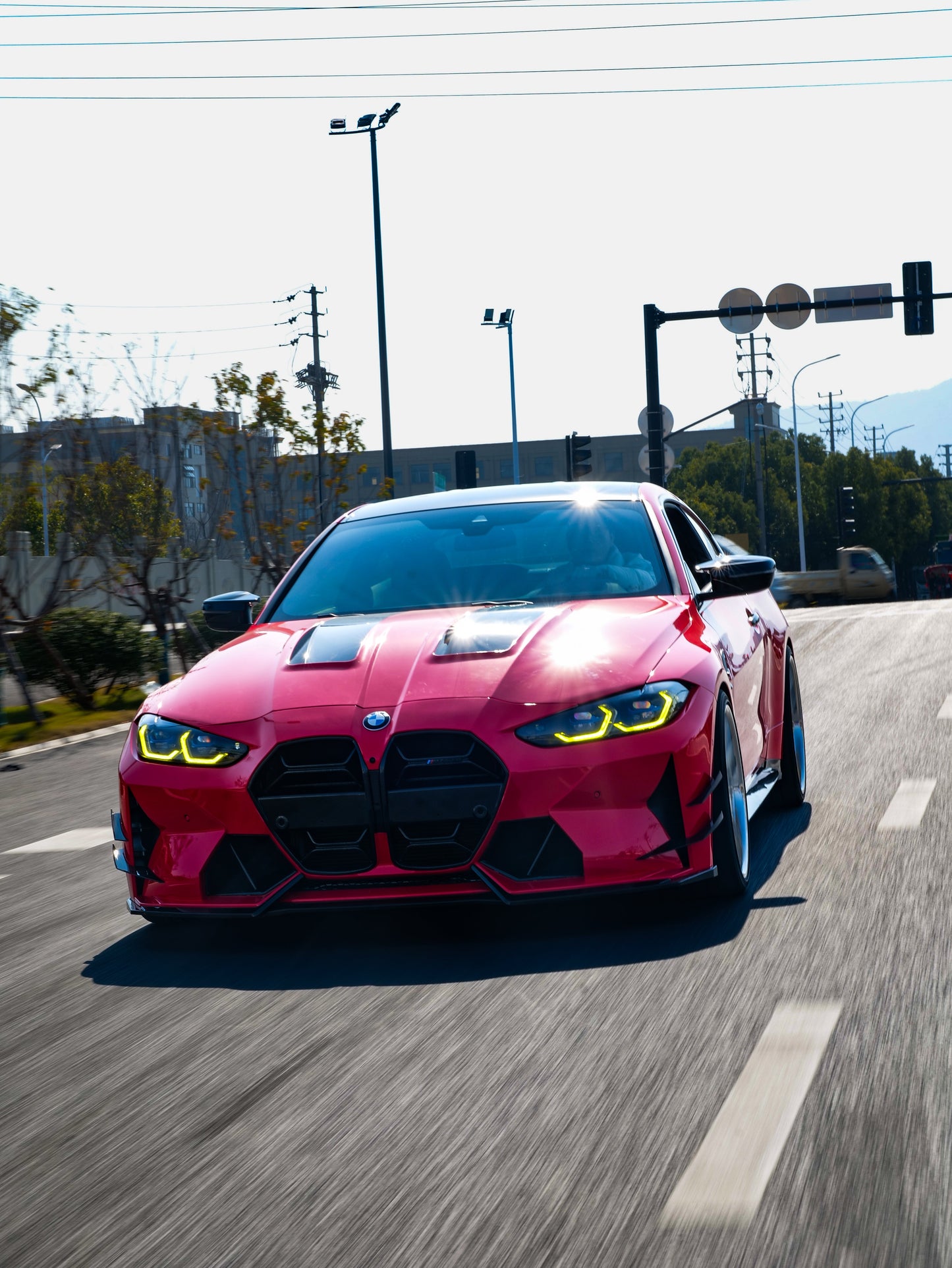 VTEN Front Lip for BMW M3 G80 G81 & M4 G82 G83 2021-ON Pre-preg Carbon Fiber