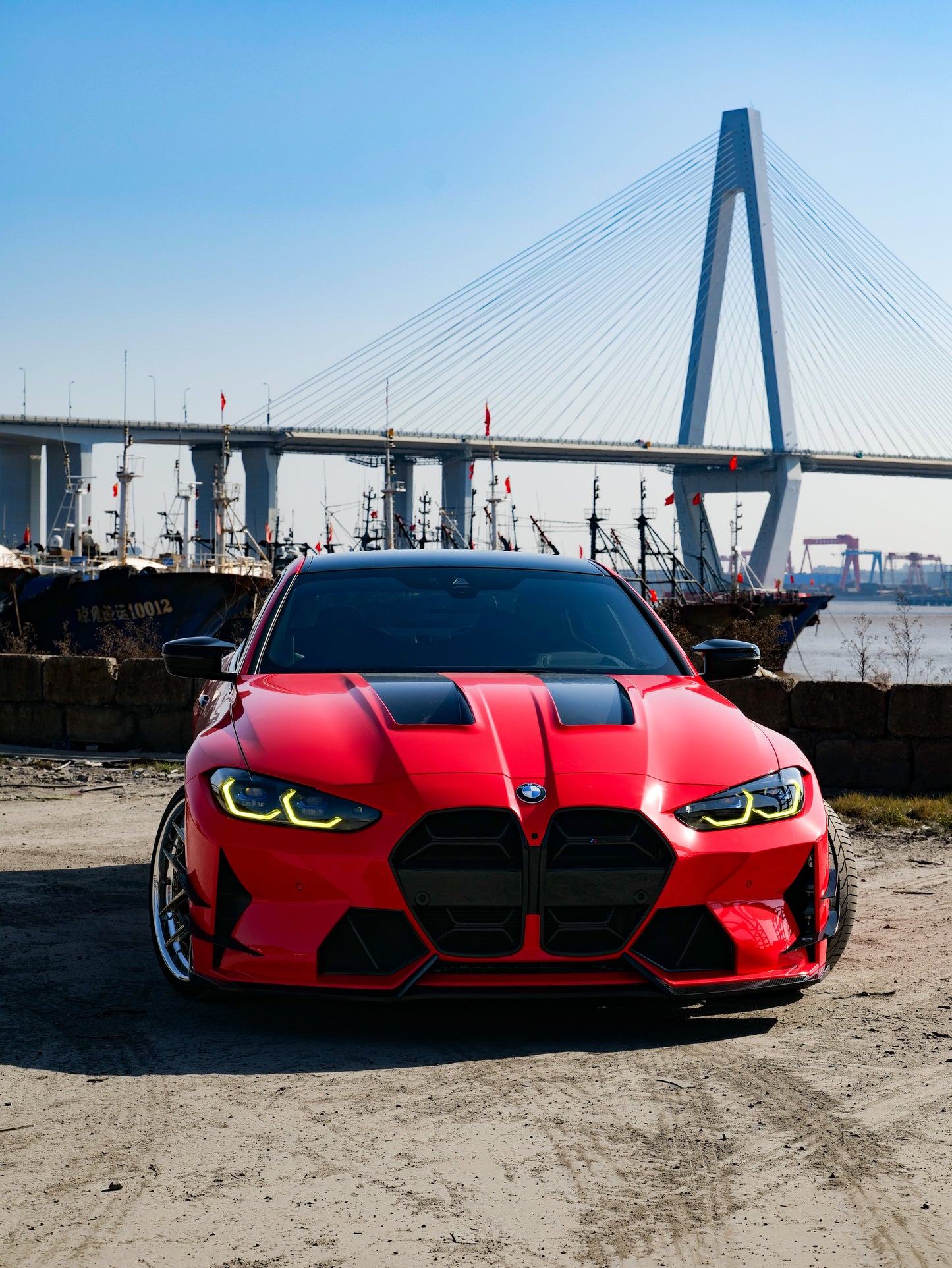 VTEN Front Lip for BMW M3 G80 G81 & M4 G82 G83 2021-ON Pre-preg Carbon Fiber