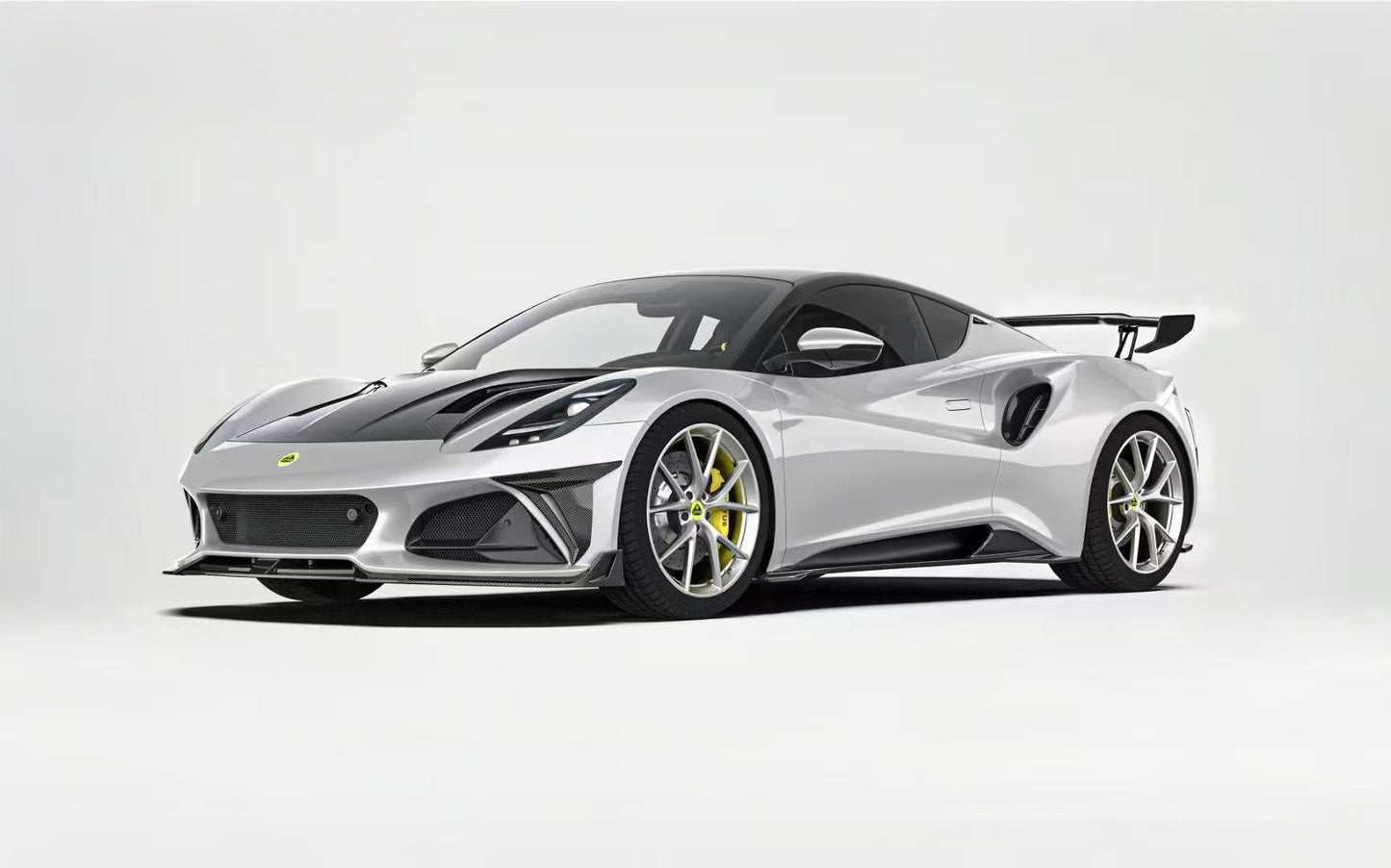 Ventus Veloce Front Canards for Lotus Emira 3.6 V6 2.0 Four-cylinder 2022-ON Dry Pre-preg Carbon Fiber