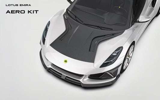 Ventus Veloce Front Canards for Lotus Emira 3.6 V6 2.0 Four-cylinder 2022-ON Dry Pre-preg Carbon Fiber