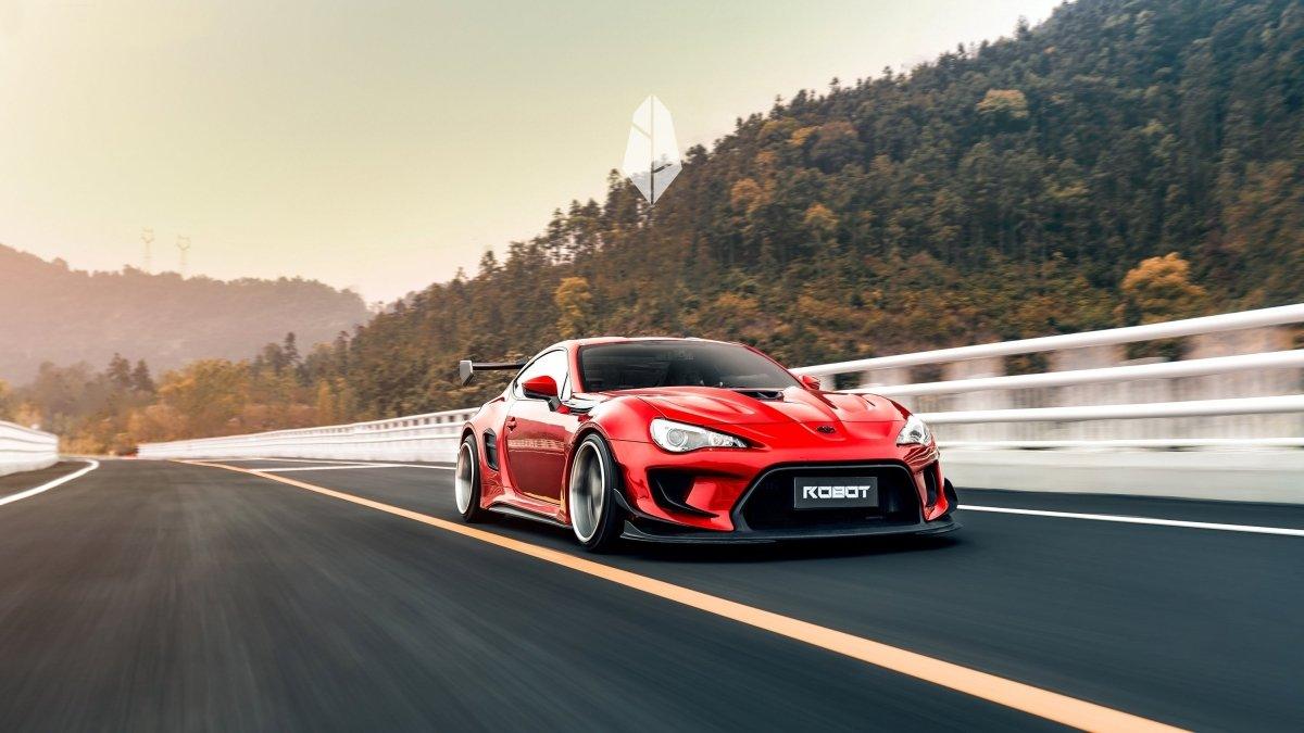 Robot Craftsman Replacement Hood Scoop Only for Toyota GT86 Scion FR-S BRZ Carbon Fiber or FRP