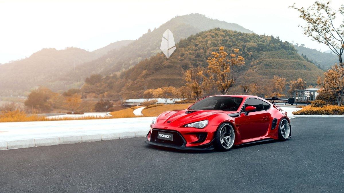 Robot Craftsman Replacement Hood Scoop Only for Toyota GT86 Scion FR-S BRZ Carbon Fiber or FRP